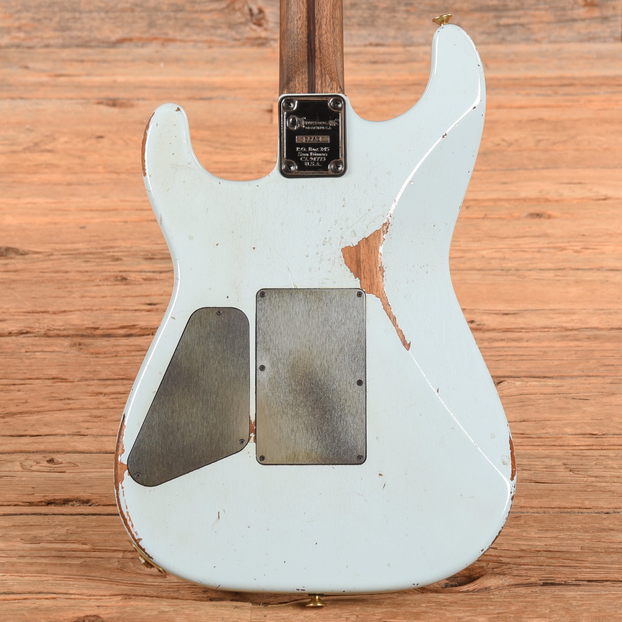 Charvel Custom Shop Music Nitro Aged Koa San Dimas Masterbuilt Pat Campolattano Sonic Blue 2024