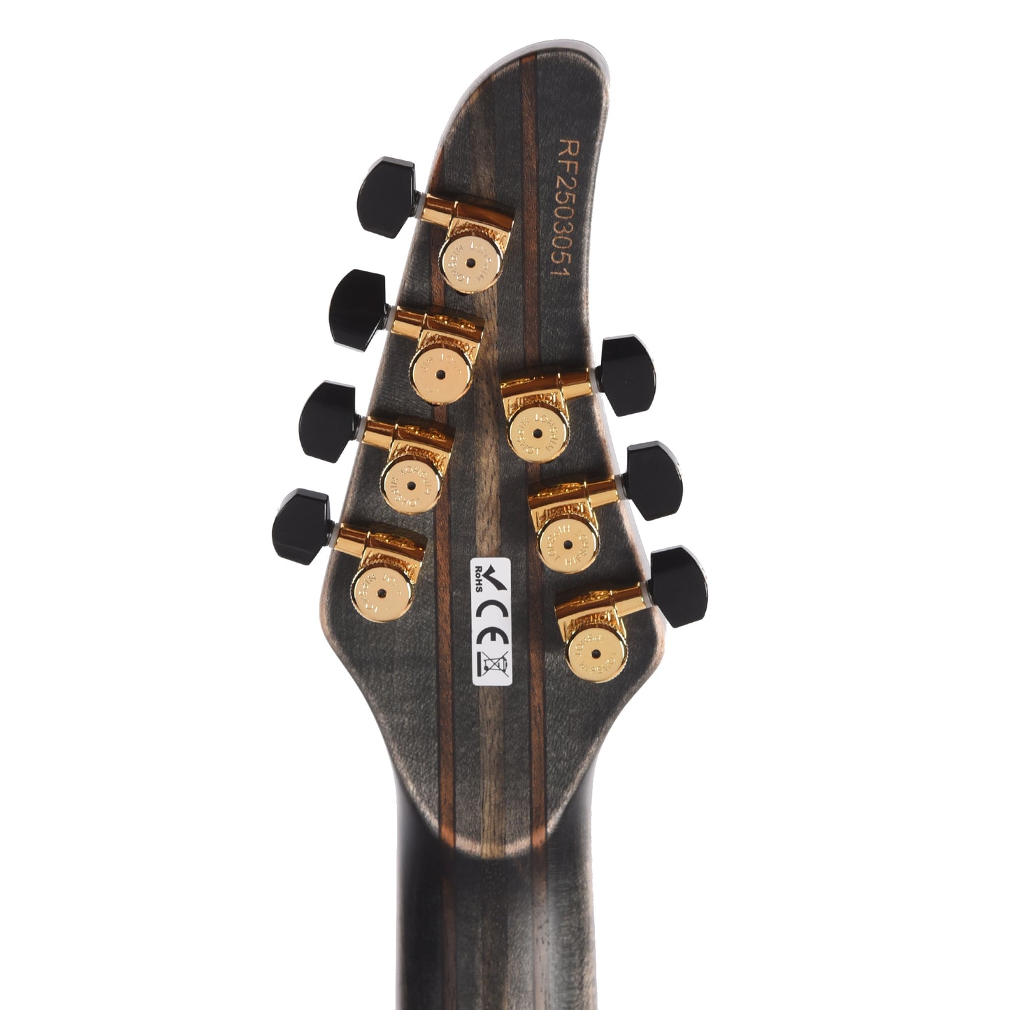 Mayones Regius 7 Curly Poplar 4A/Flamed Alder Trans Dirty Red