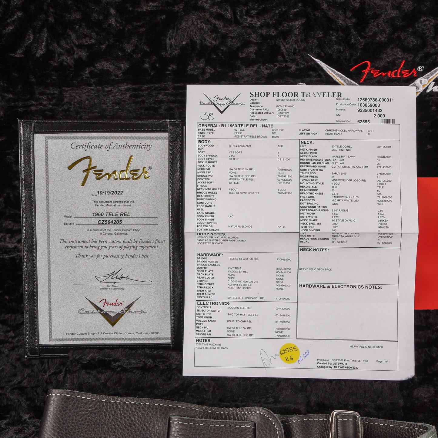 Fender Custom Shop '60 Reissue Telecaster Relic Aged White Blonde 2022