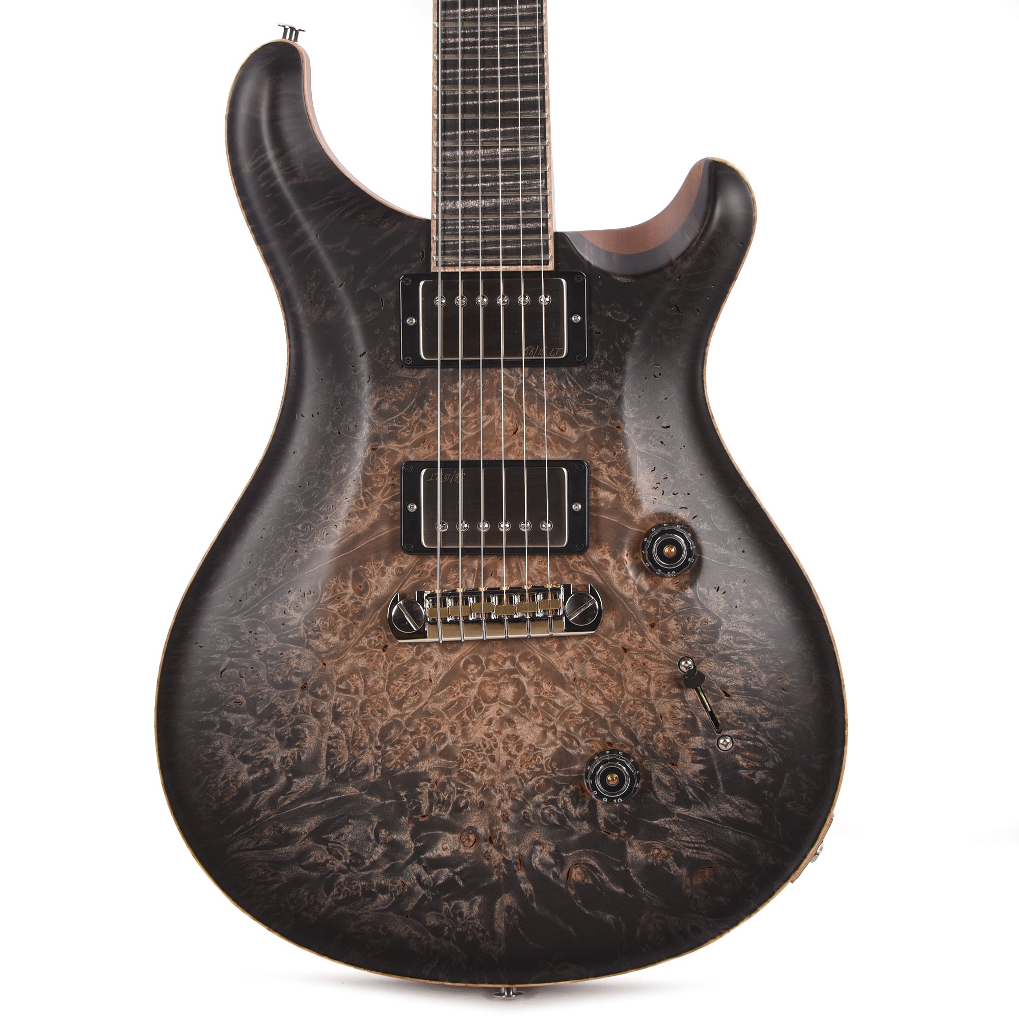 PRS Private Stock #11756 Custom 24 Stoptail Maple Burl/African Mahogany Frost Bite Glow w/Stained Curly Maple Neck & Reverse Birds of a Feather Inlay