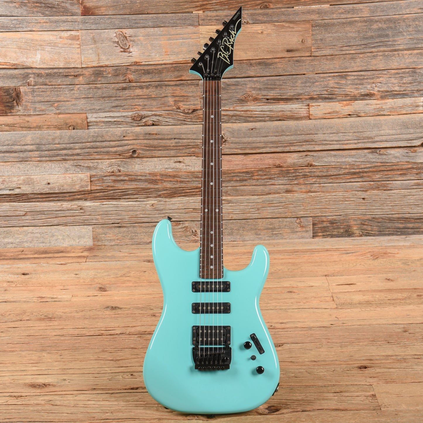 B.C. Rich Platinum Series ST3 Blue 1980s