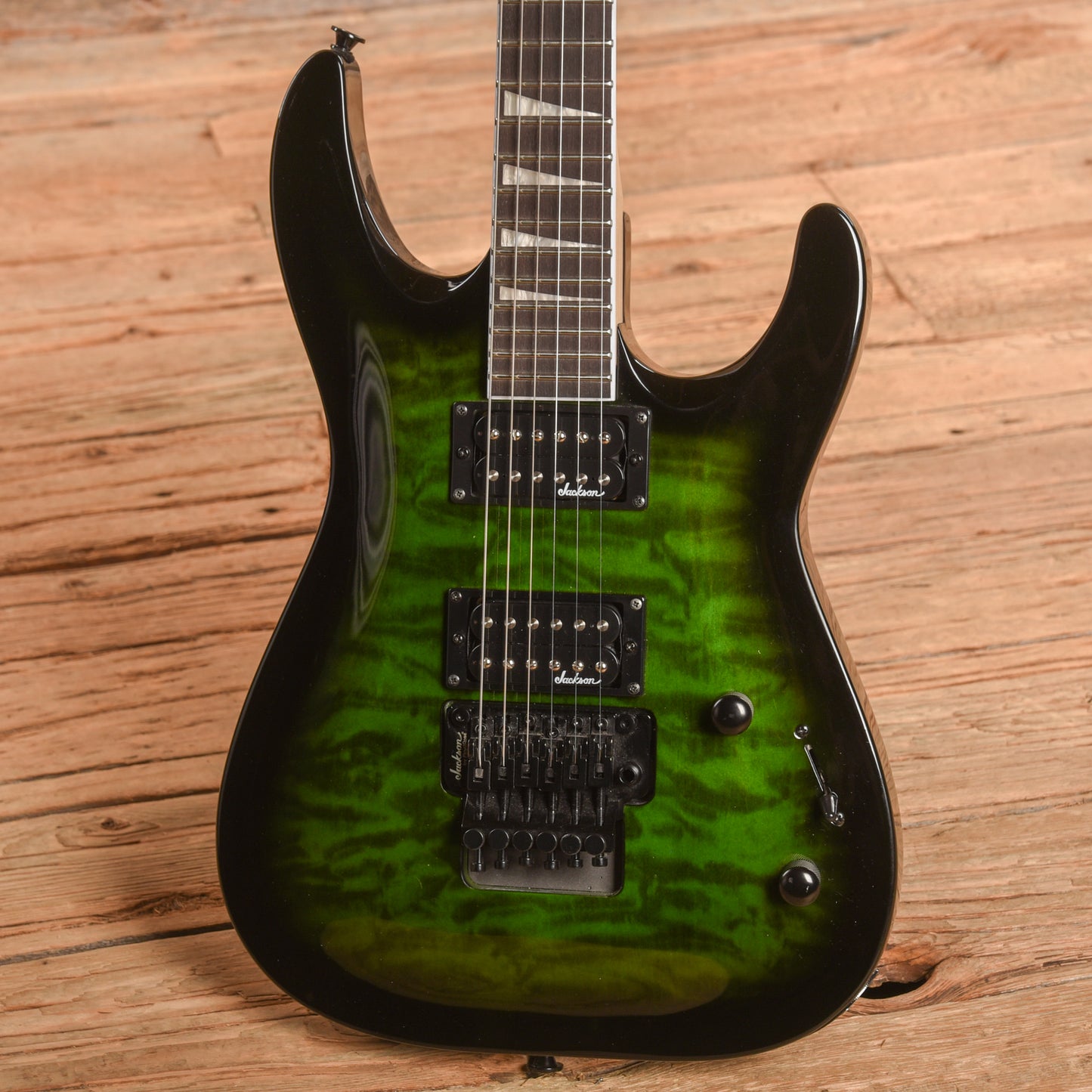 Jackson JS Series JS32Q DKA Dinky Archtop Green Burst 2021