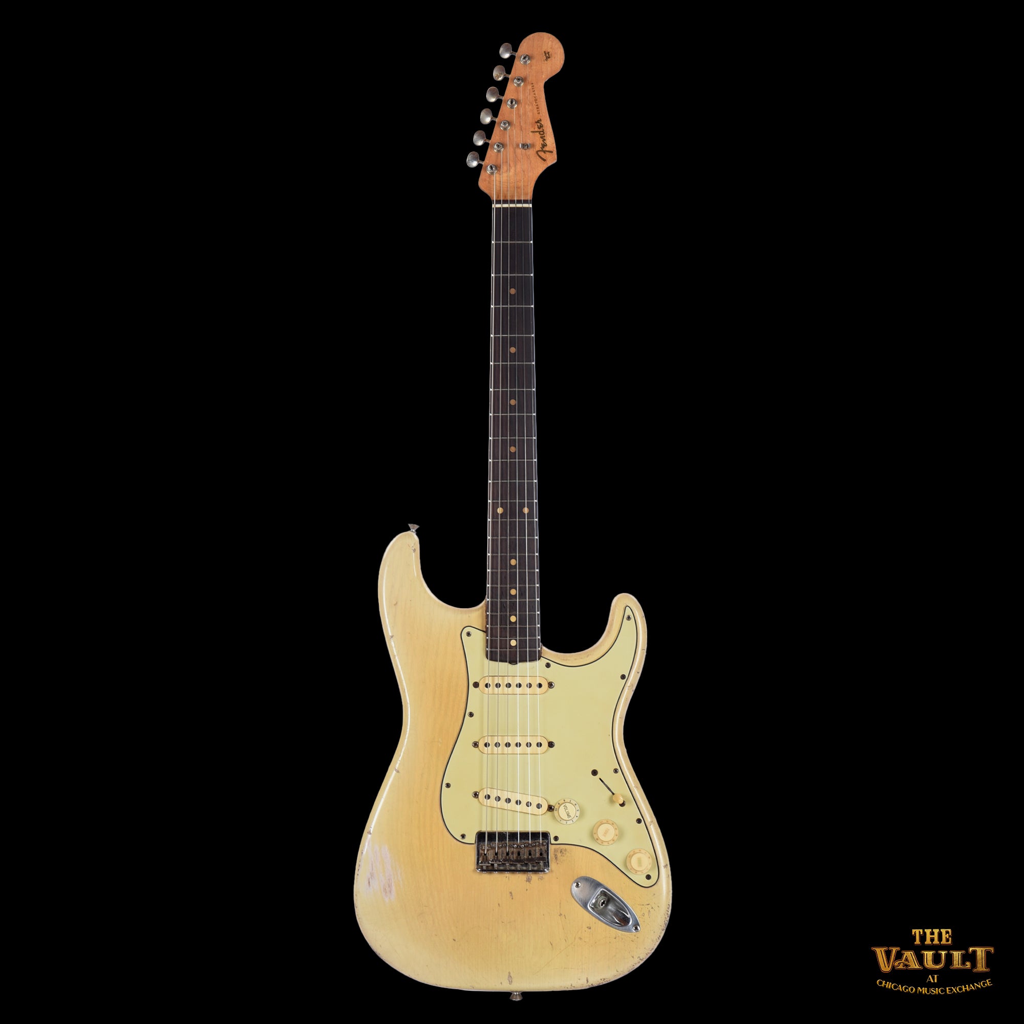 Fender Stratocaster Hardtail Blonde Refin by Clive Brown 1963