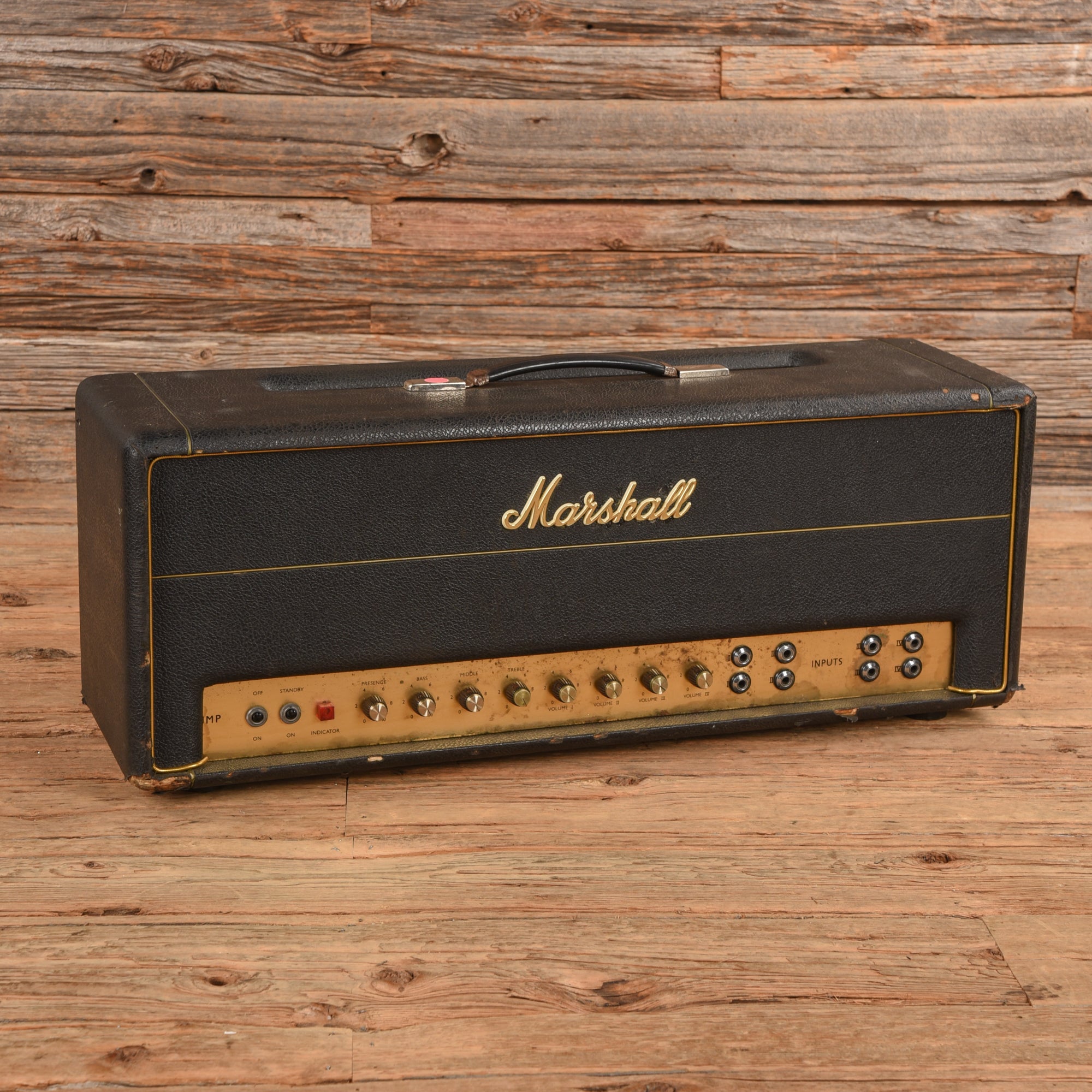 Marshall 68 Super PA White Rear Panel - Dave Amato of REO Speedwagon