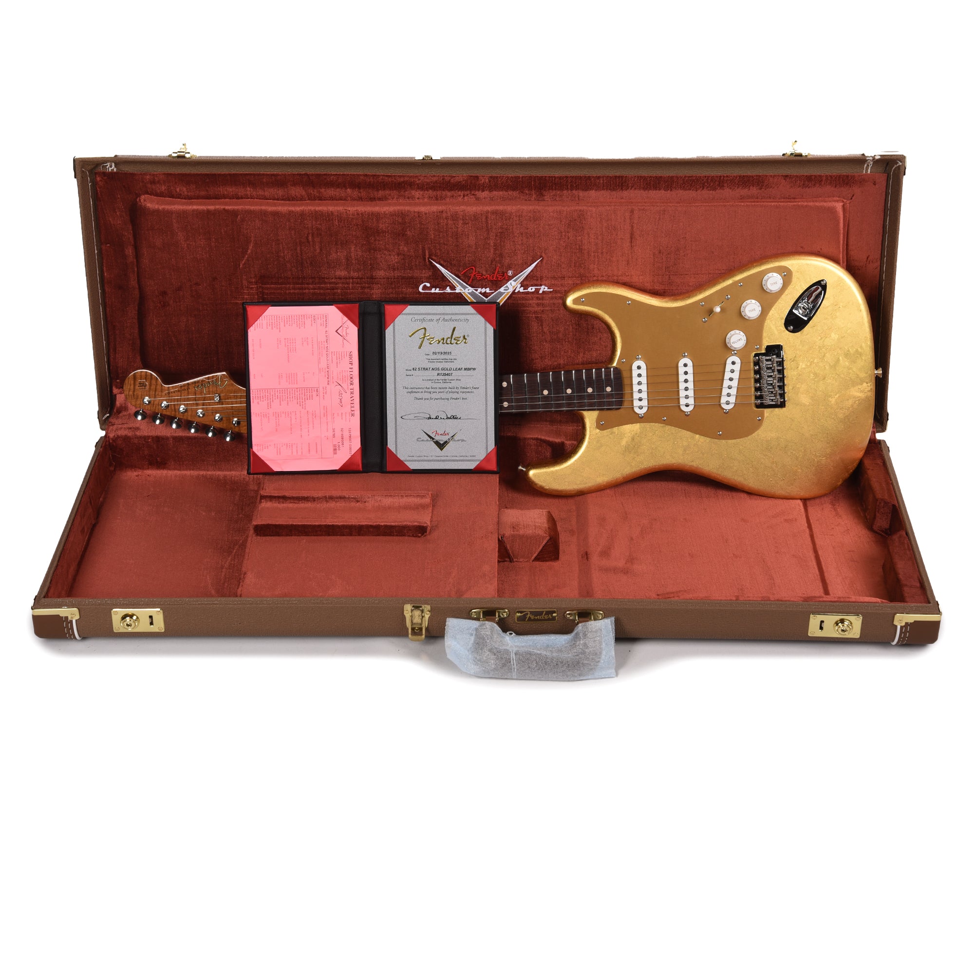 Fender Custom Shop '62 Stratocaster NOS Gold Leaf Master Built by Paul Waller