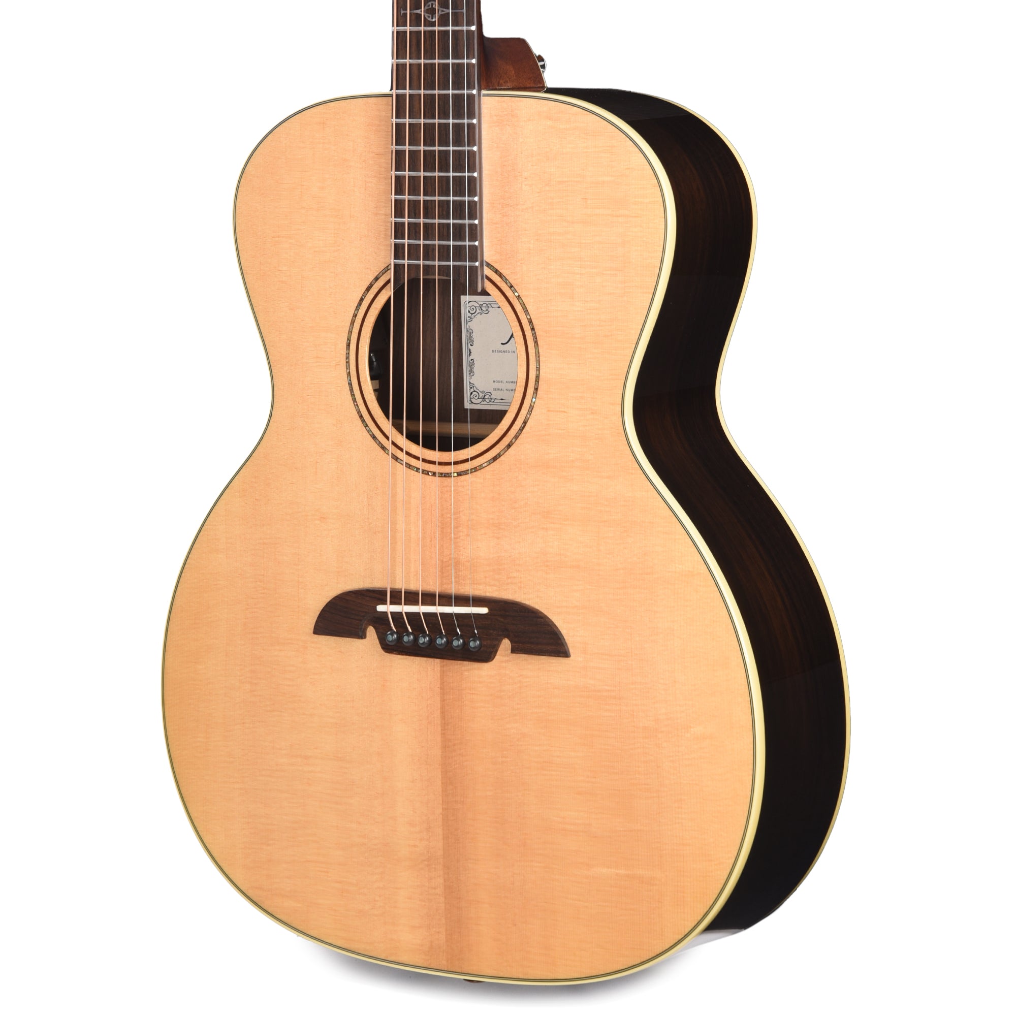 Alvarez AF70e Artist Folk/OM Solid A+ Sitka Spruce/Rosewood Natural