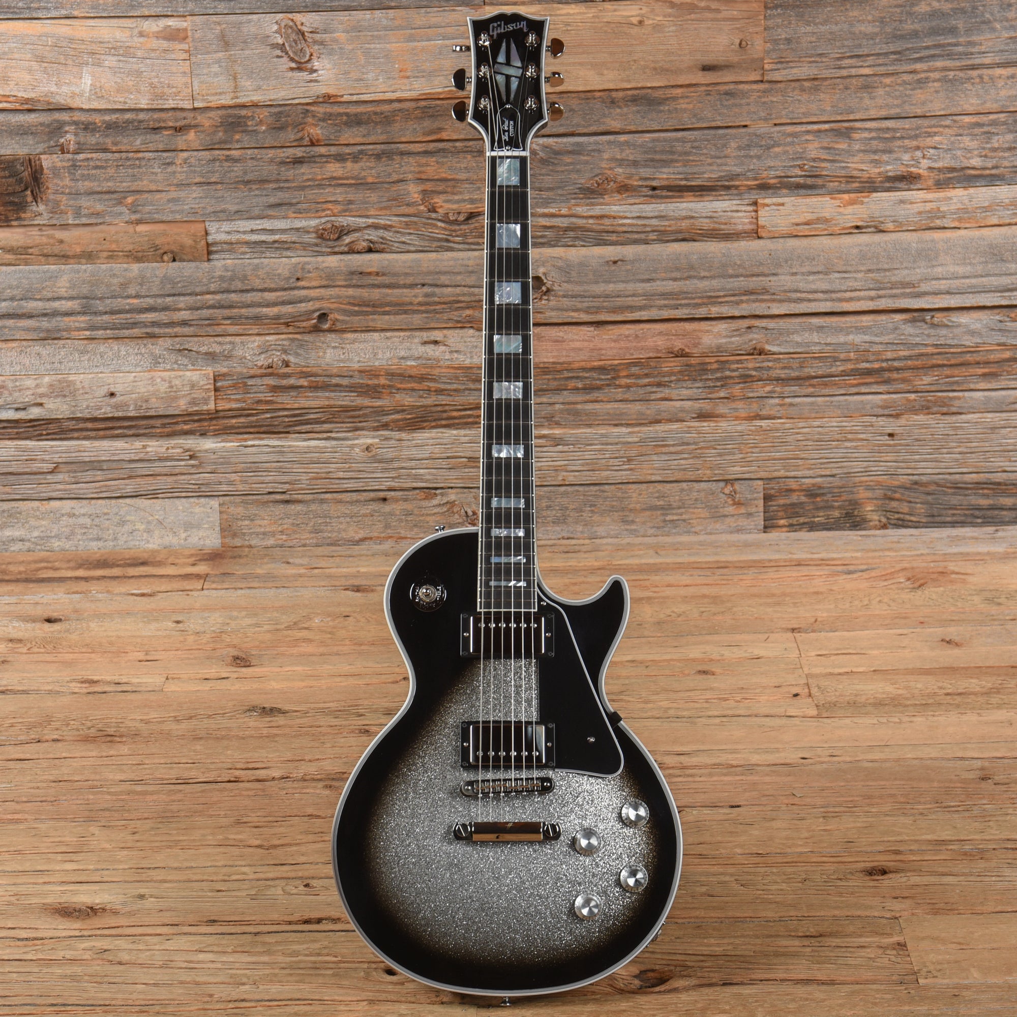 Gibson Custom Les Paul Custom Silver Sparkle Burst 2024