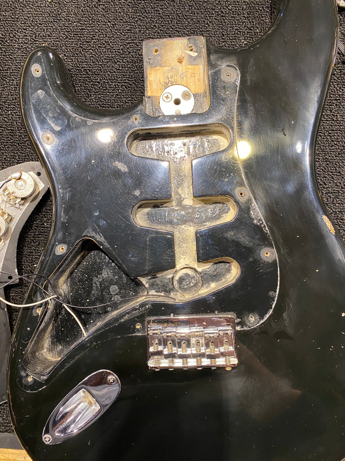 Fender Stratocaster Hardtail Black 1979 LEFTY