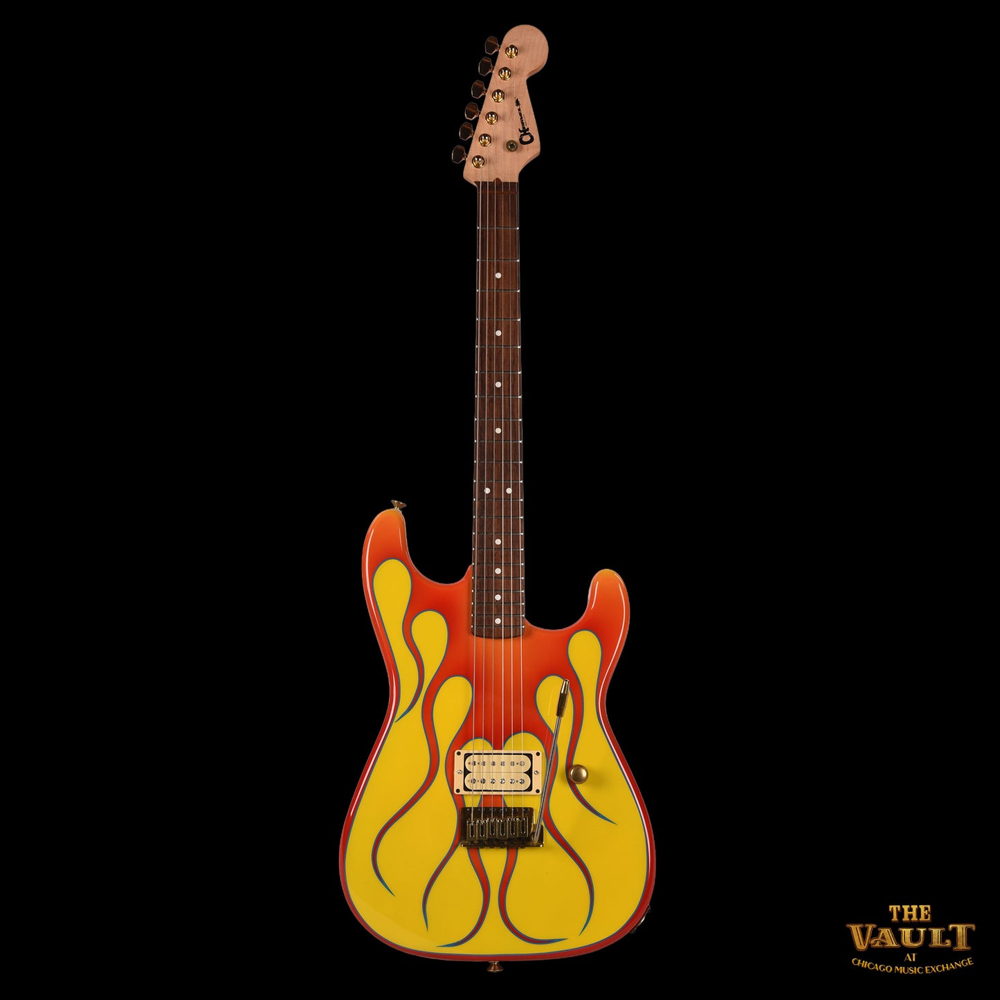 Charvel San Dimas S-Style Grover Jackson Custom Paint Job by Dan Lawrence 1980s