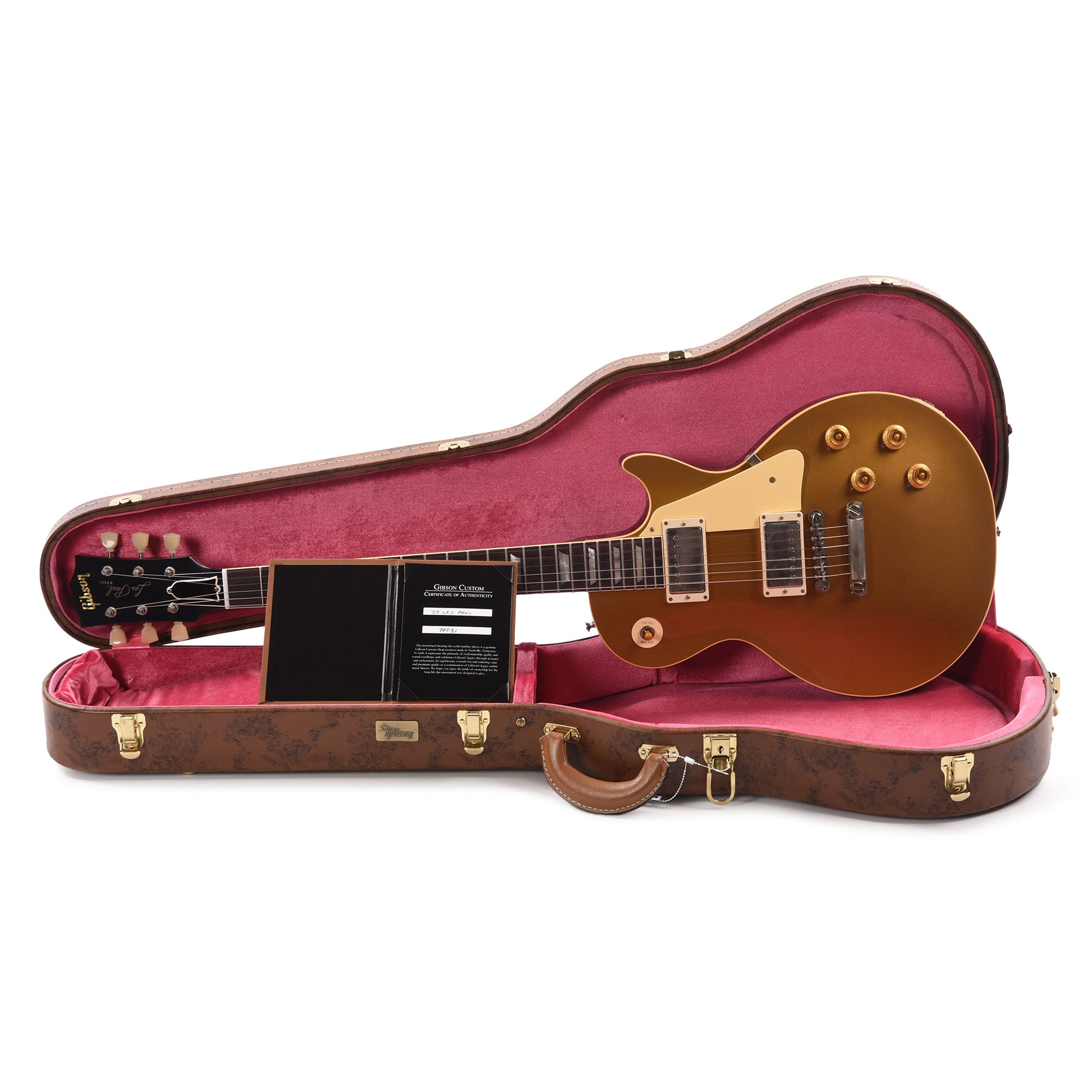 Gibson Custom Shop 1957 Les Paul Goldtop Darkback Reissue Double Gold VOS