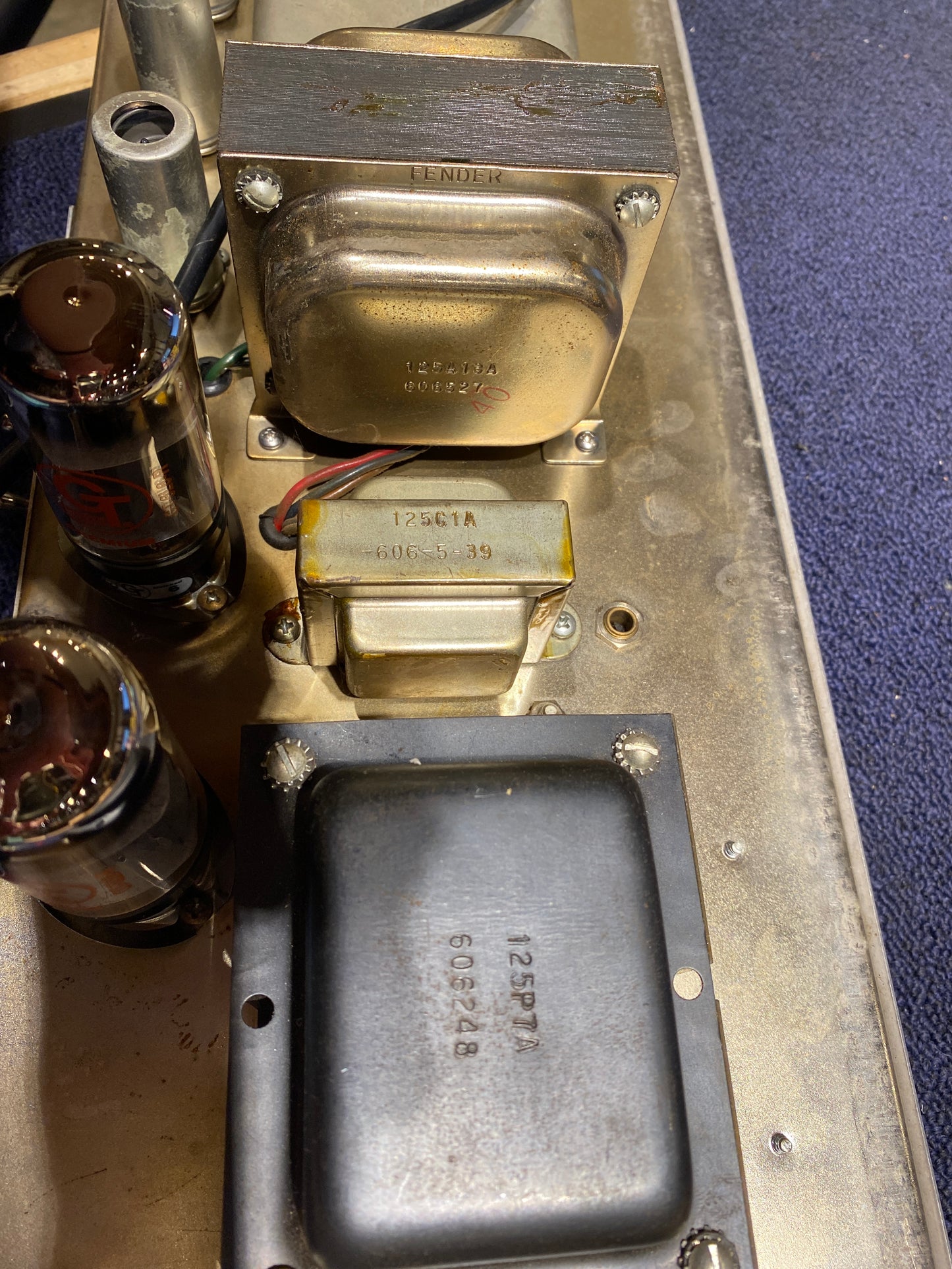 Fender Bassman 2-Channel 50-Watt Guitar Amp Head w/ 2x10 Cab  1965