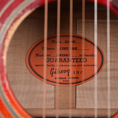 Gibson Custom Shop Artist Collector's Edition Jimmy Page 1964 SJ-200 Cherry Tea