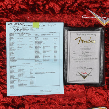 Fender Custom Shop Eric Clapton Signature Stratocaster Journeyman Relic Sunburst 2017