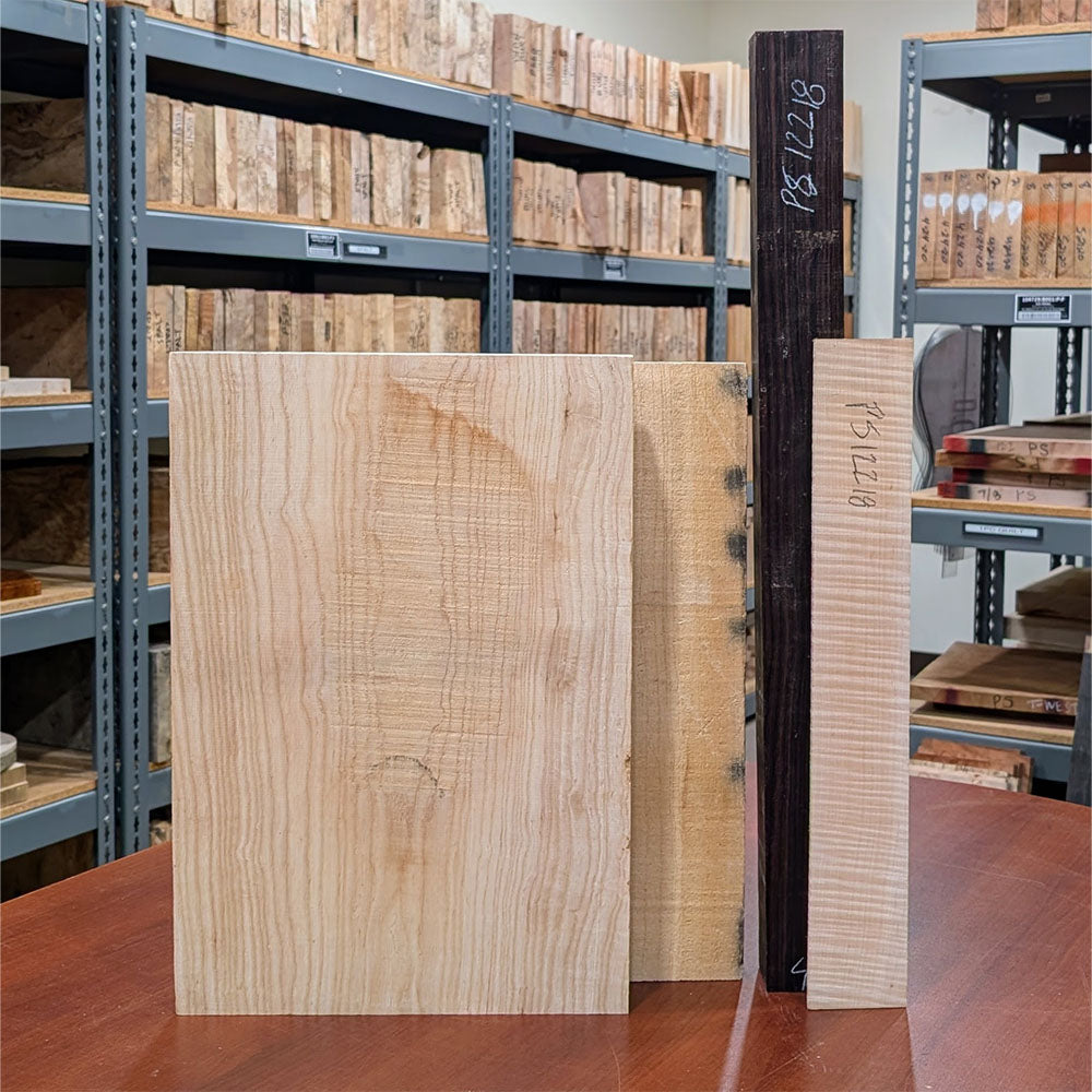 PRS Private Stock #12218 Custom 24 Swamp Ash White Wash w/Macassar Ebony Neck & Matching Iceberg Fade Fretboard