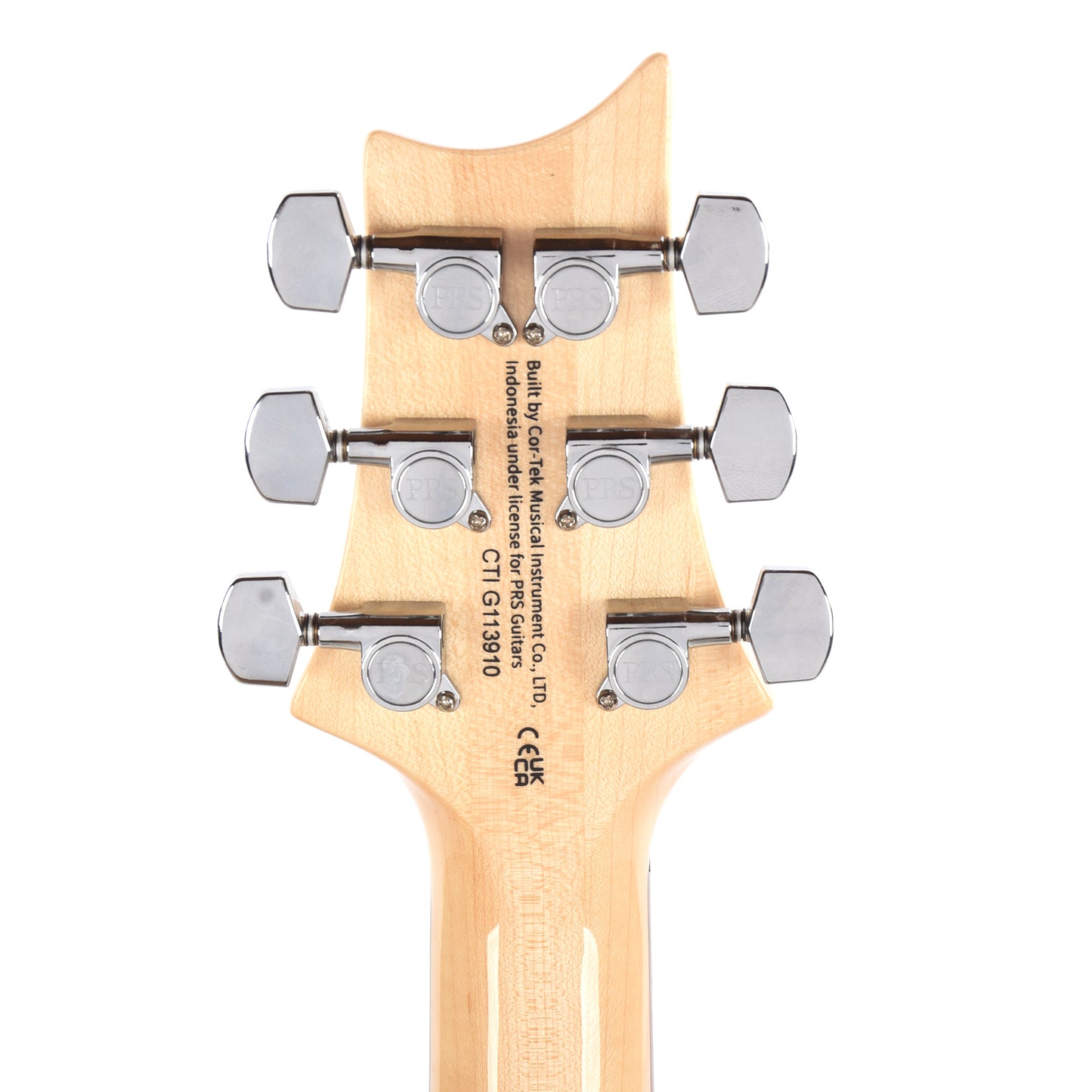 PRS Limited Edition SE Exotic Custom 24 Swamp Ash Burl Lake Blue w/Natural Back