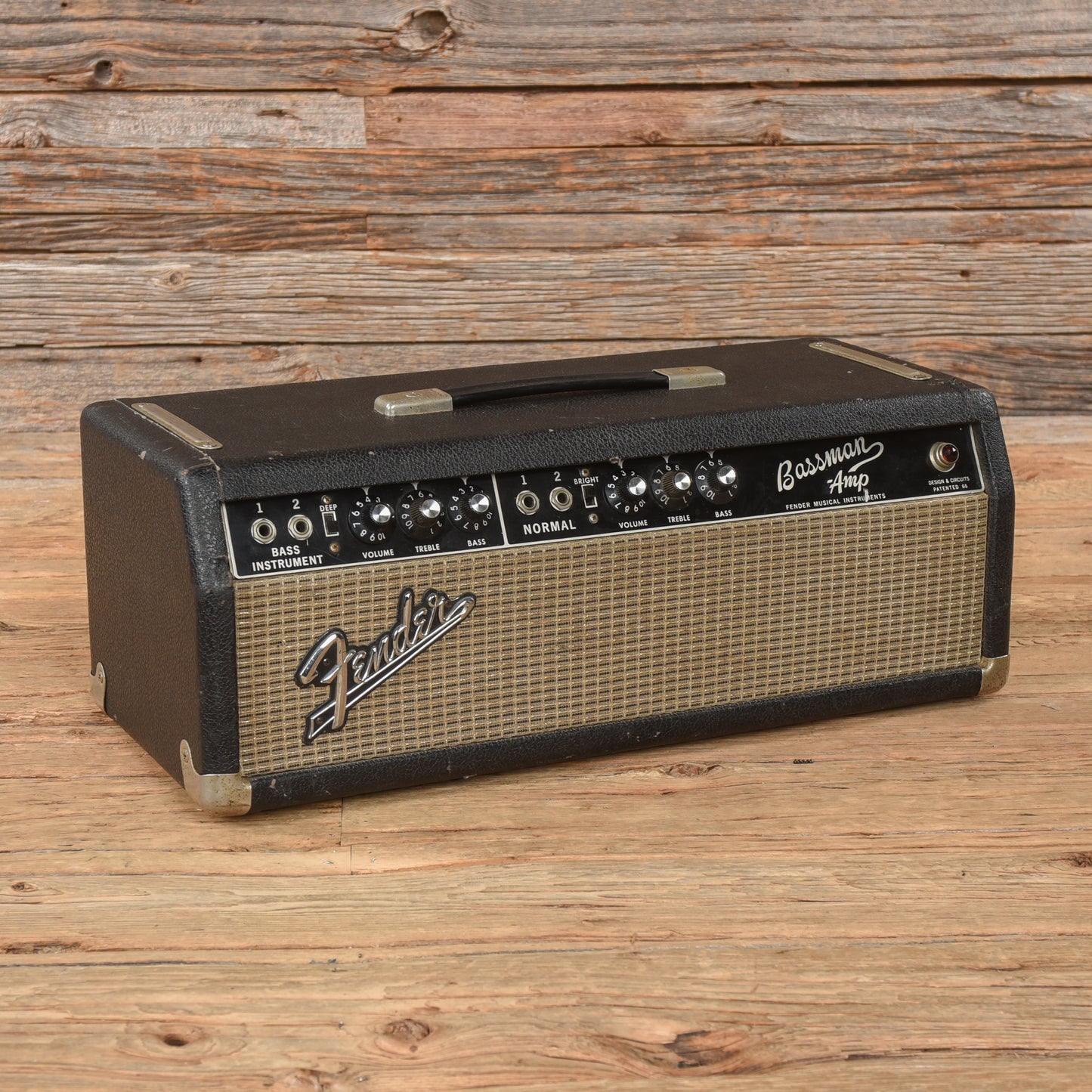 Fender Bassman 2-Channel 50-Watt Guitar Amp Head  1966