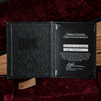 Gibson Custom Flying V Custom Ebony 2017