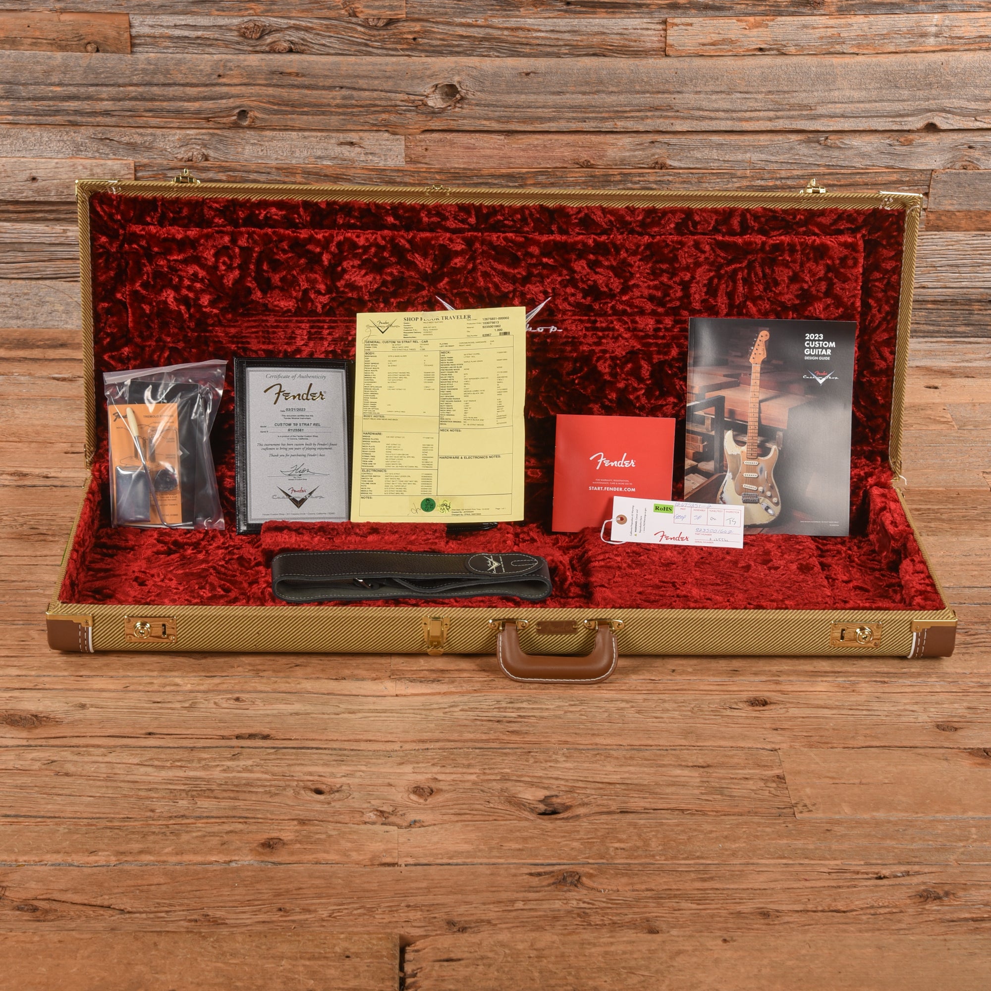 Fender Custom Shop '59 Stratocaster Relic Candy Apple Red 2023