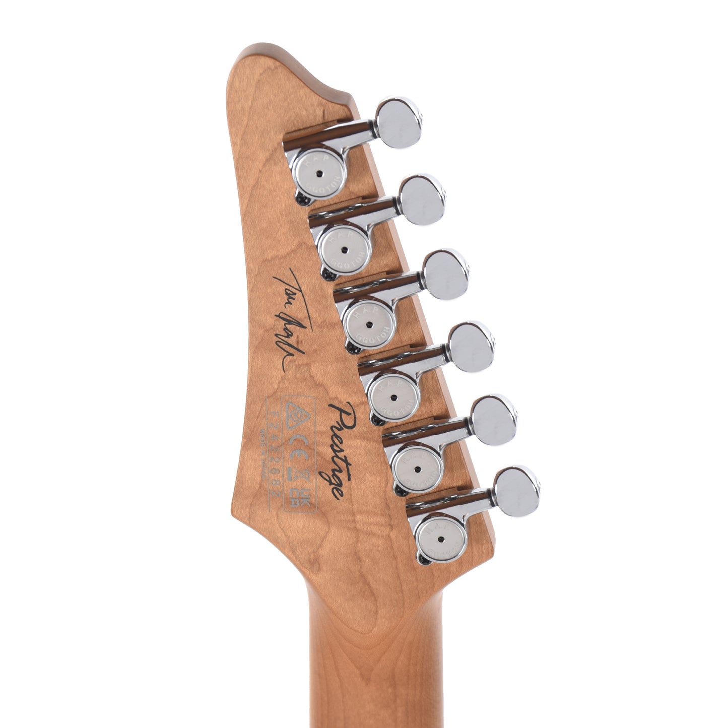 Ibanez TQM2CUF Tom Quayle Signature Electric Guitar Charcol Black Burst Flat