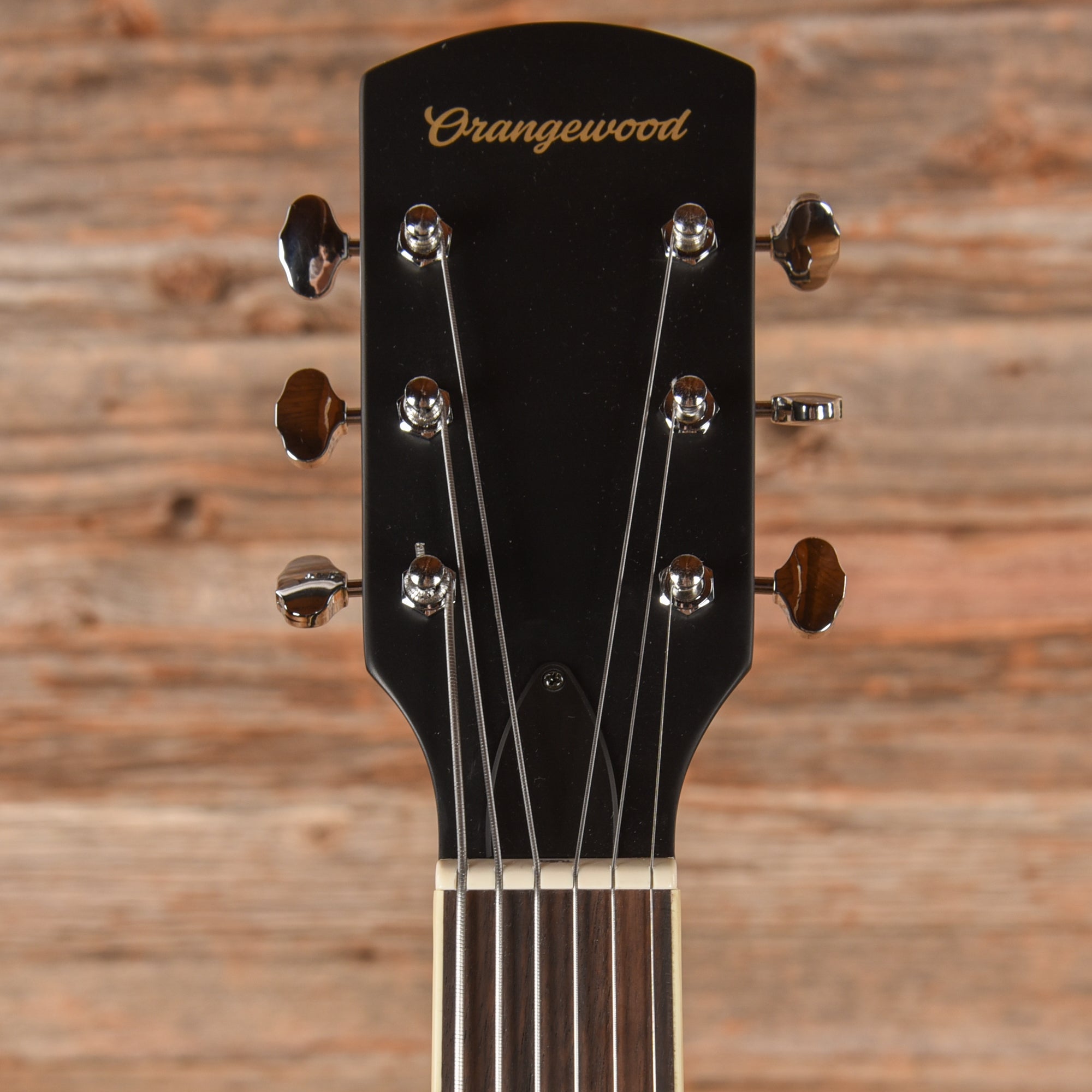 Orangewood Juniper II Baritone Black Live Rubber Bridge Acoustic-Electric Guitar