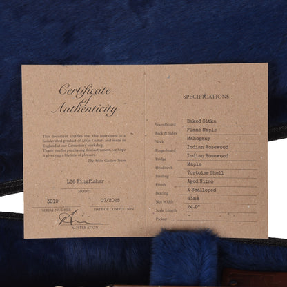 Atkin Kingfisher The Thirty Six Baked Sitka/Maple Aged Natural