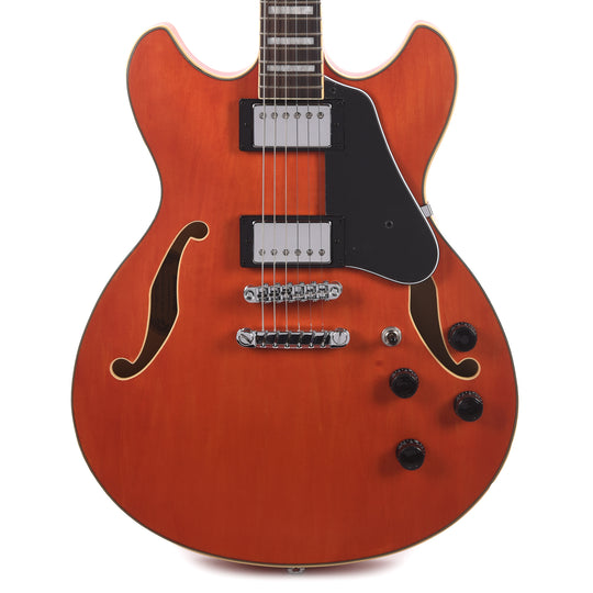 Ibanez AS73TTF AS Artcore Electric Guitar Transparent Tangerine Flat