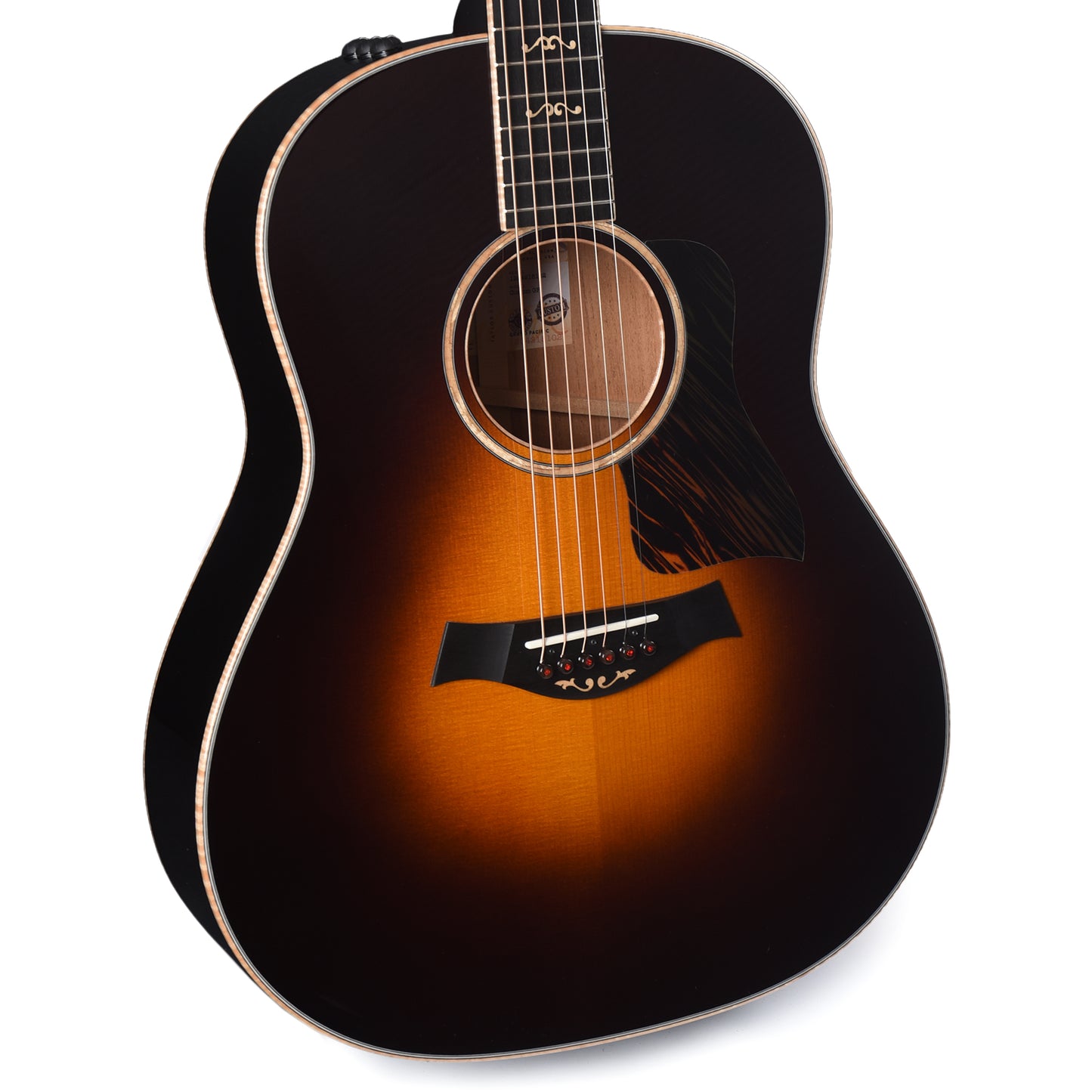 Taylor Custom Grand Pacific European Spruce/Mahogany Vintage Sunburst Top w/Figured Maple Binding