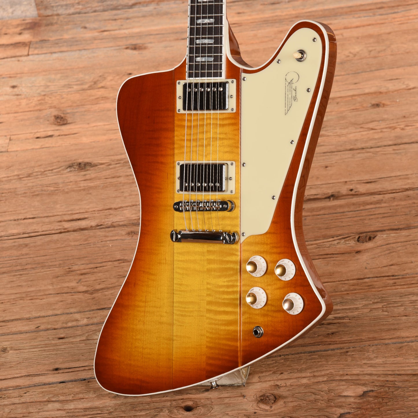 Kauer Banshee Deluxe Warm Lemon Burst w/Wolfetone Kauerbuckers