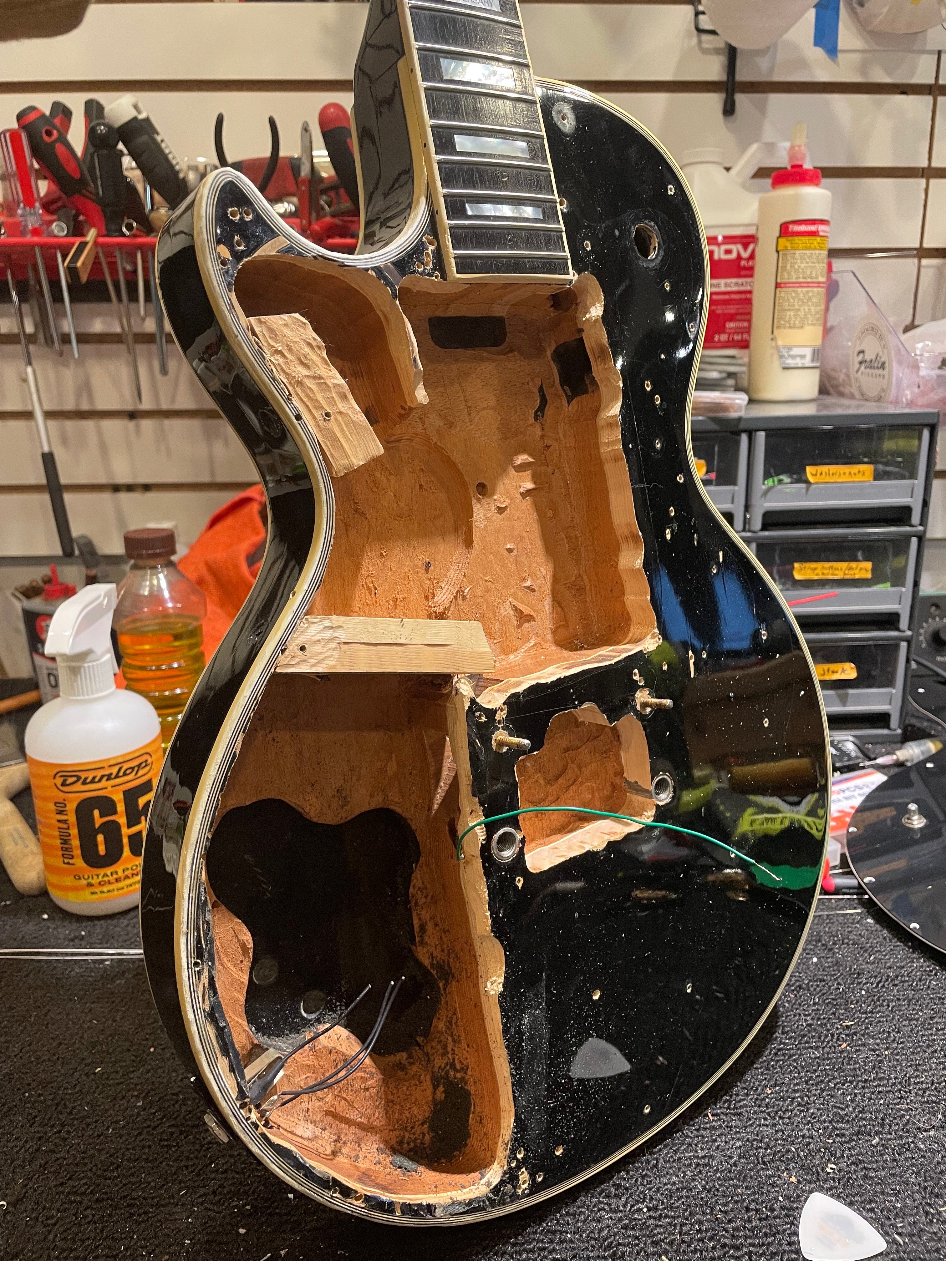 Gibson Les Paul Anniversary Lefty Ebony 1974 LEFTY