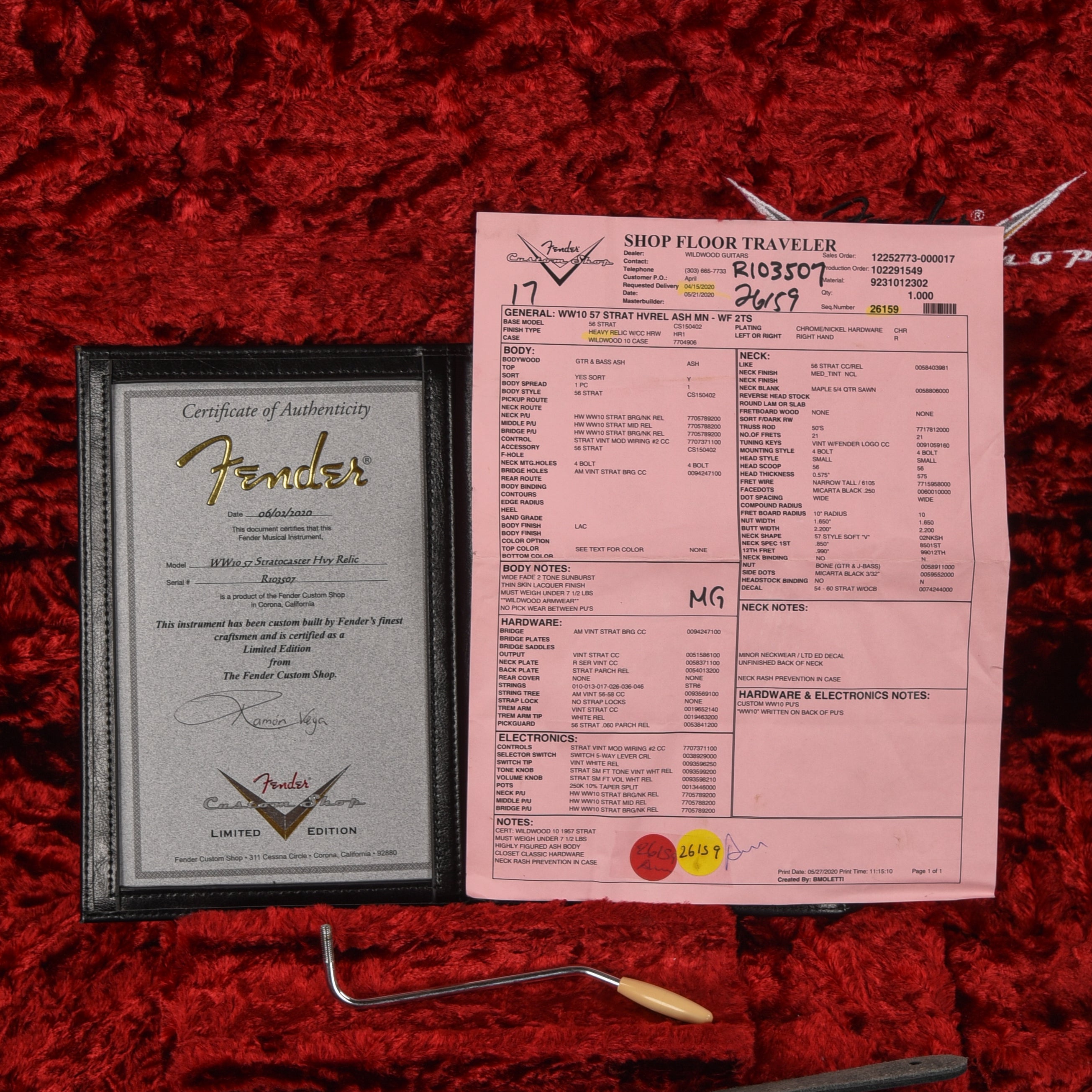 Fender Custom Shop '57 Stratocaster Heavy Relic Sunburst 2020