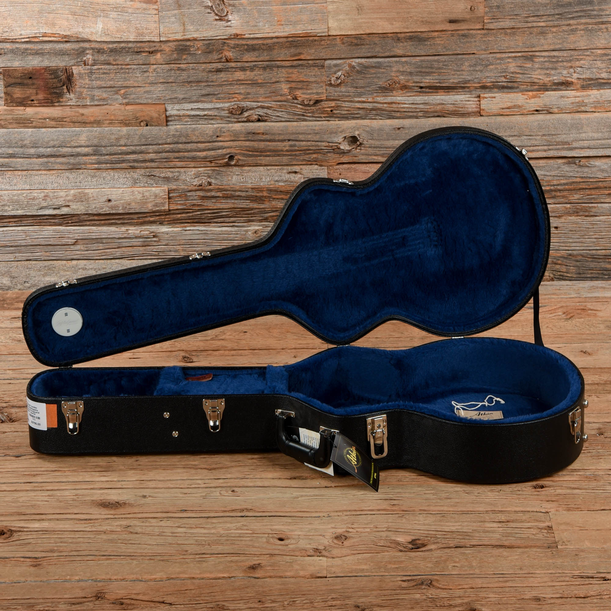 Atkin The ASJ Small Jumbo Aged Baked Sitka/Mahogany w/Cherry Back & No Pickguard Natural