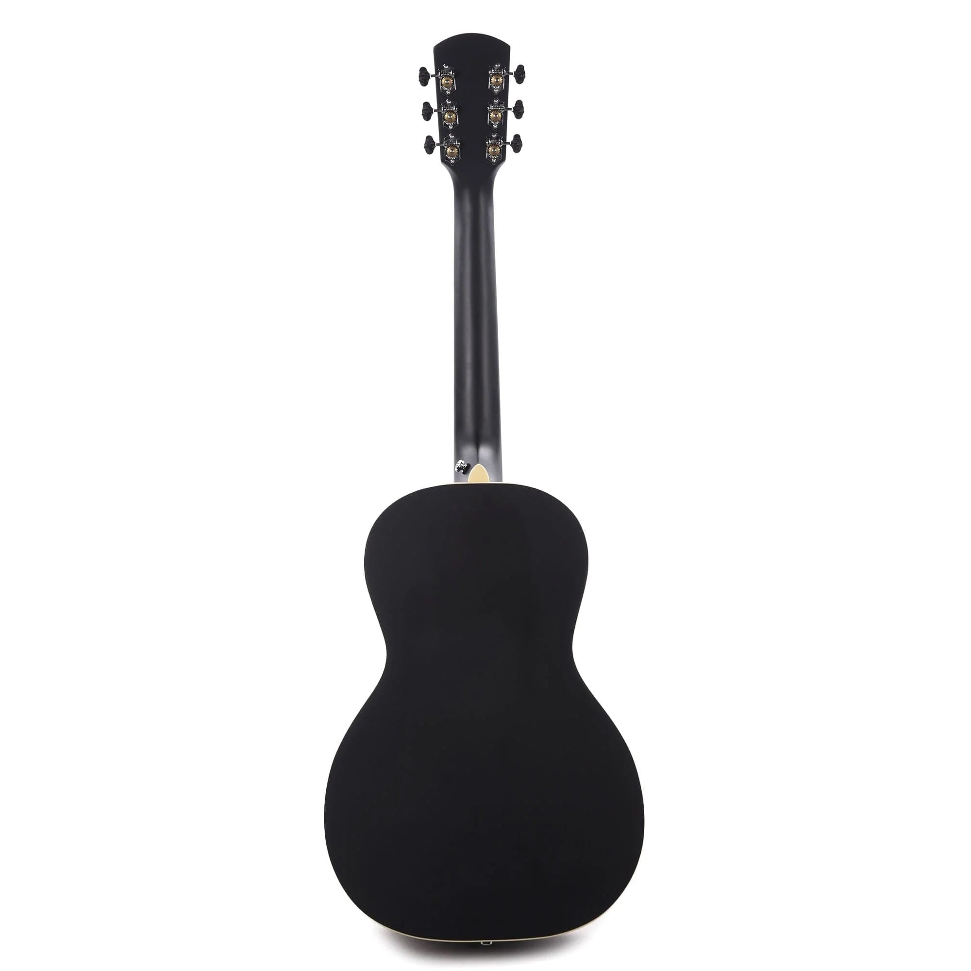 Orangewood Juniper Black Live Rubber Bridge Parlor Acoustic Guitar
