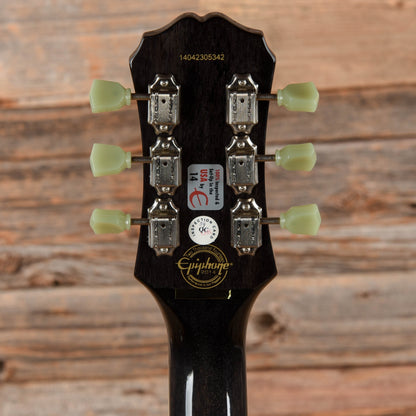 Epiphone Les Paul Florentine Transparent Black 2014