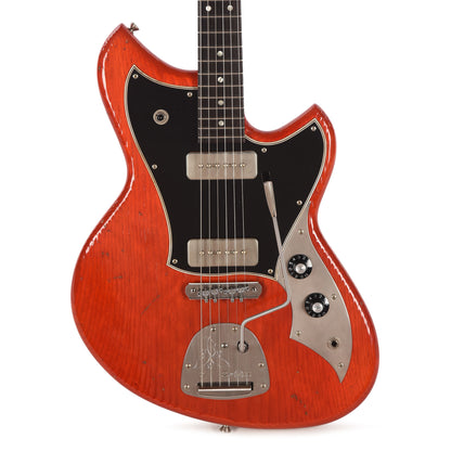 Novo Custom Serus J Faded Cherry Light Distress w/Nickel Fralin P90s