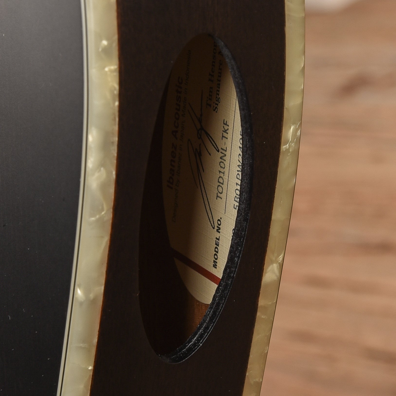 Ibanez TOD10NL Tim Henson Signature Black  LEFTY