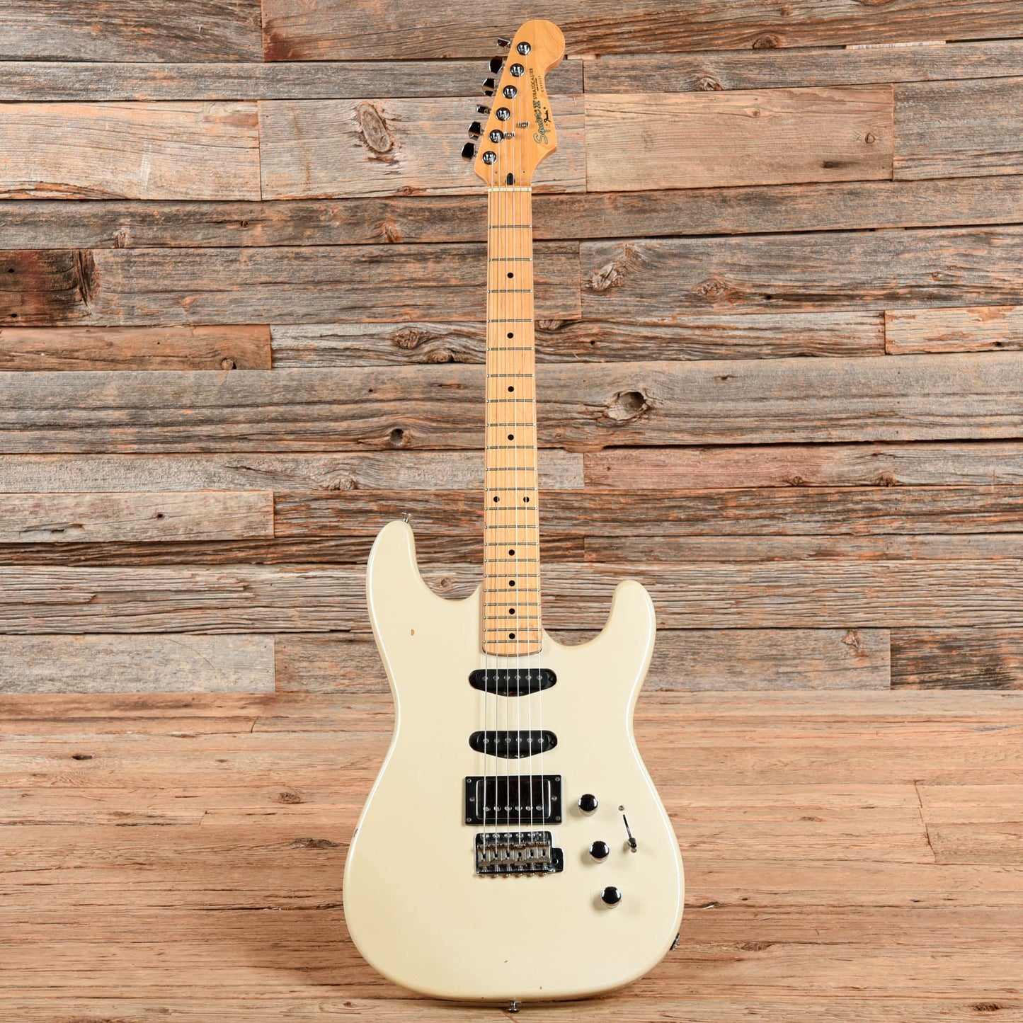 Squier II Contemporary Stratocaster HSS Pearl White 1980s