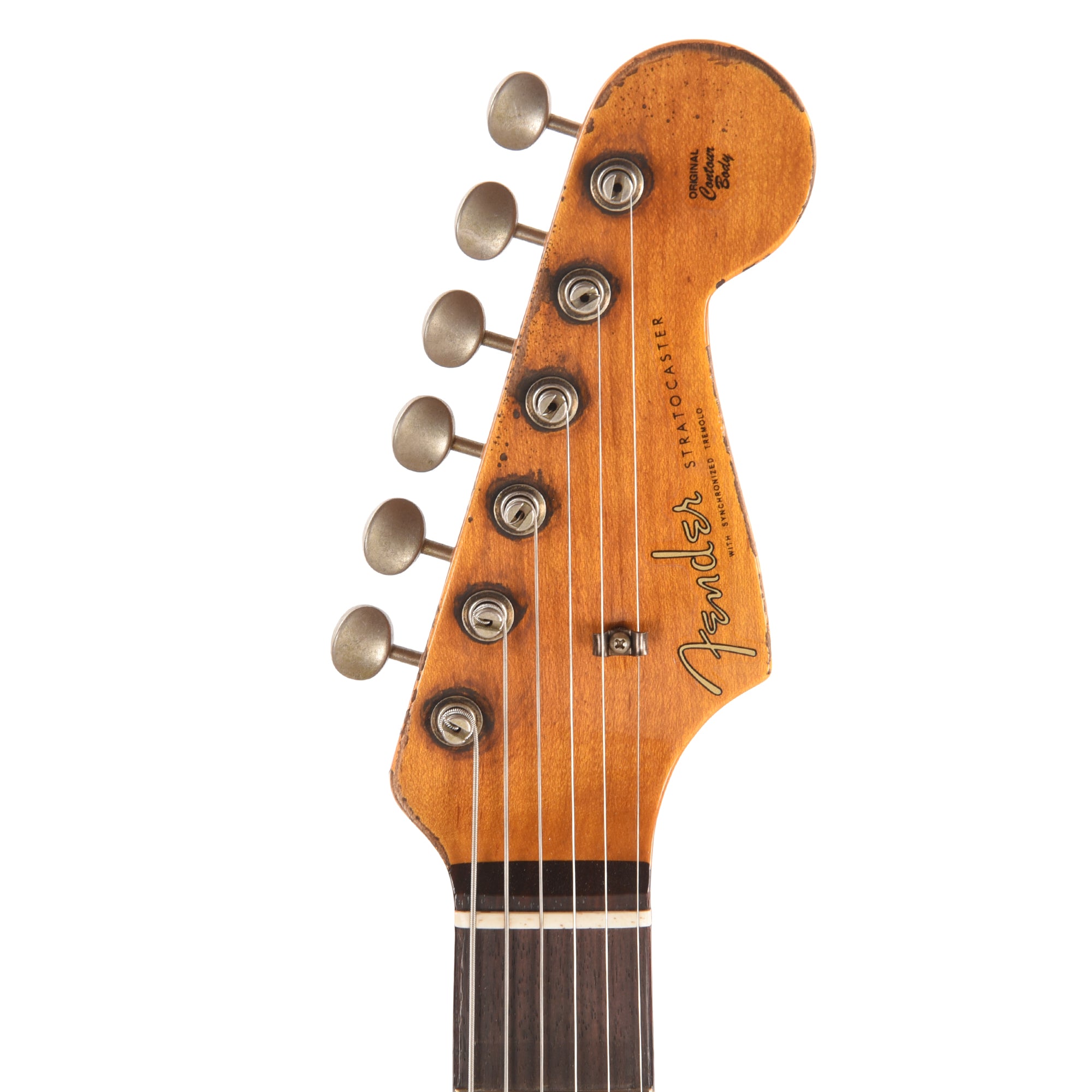 Fender Custom Shop 1961 Stratocaster Super Heavy Relic Blue Sparkle over 3-Color Sunburst