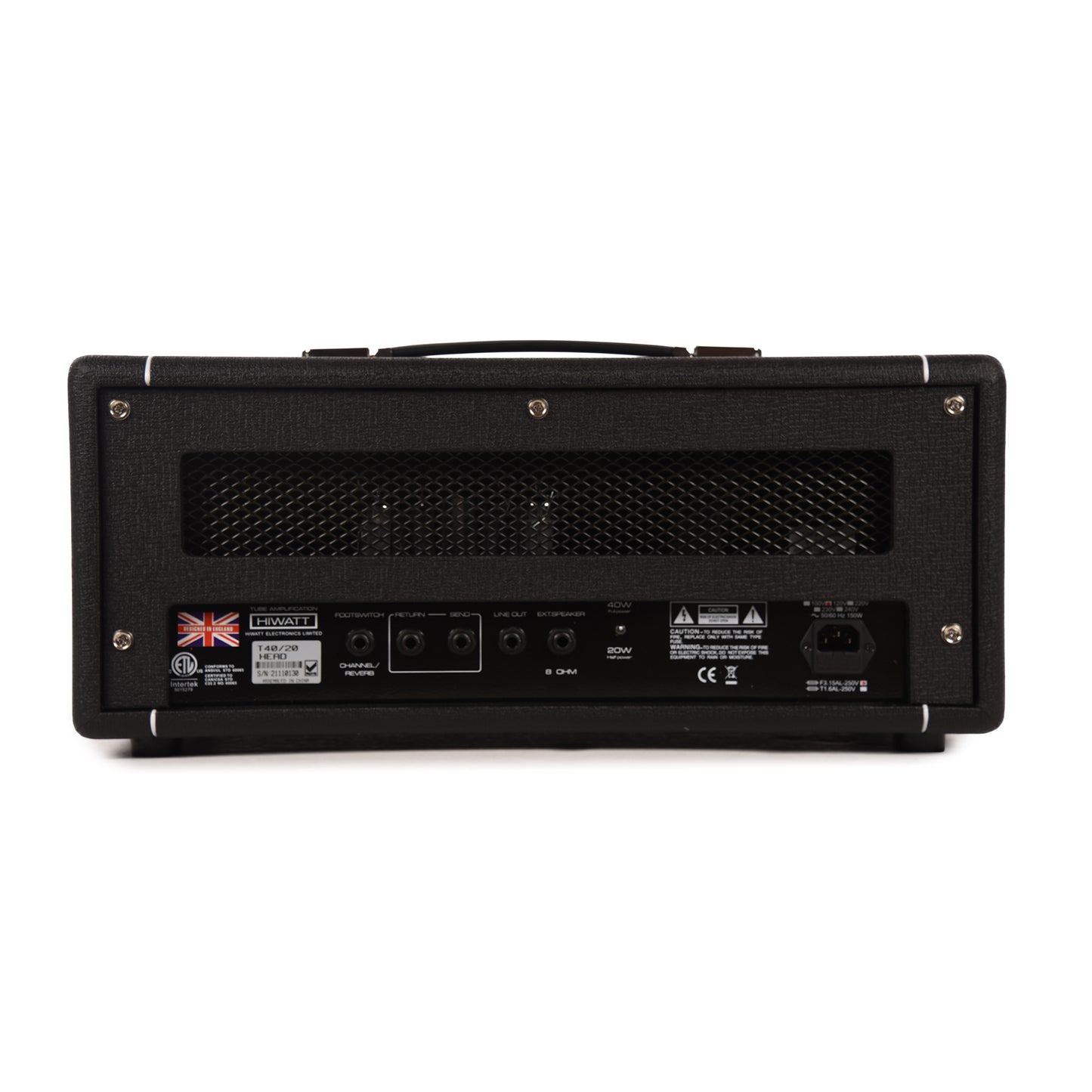 Hiwatt T40/20 MKIII Tube Head