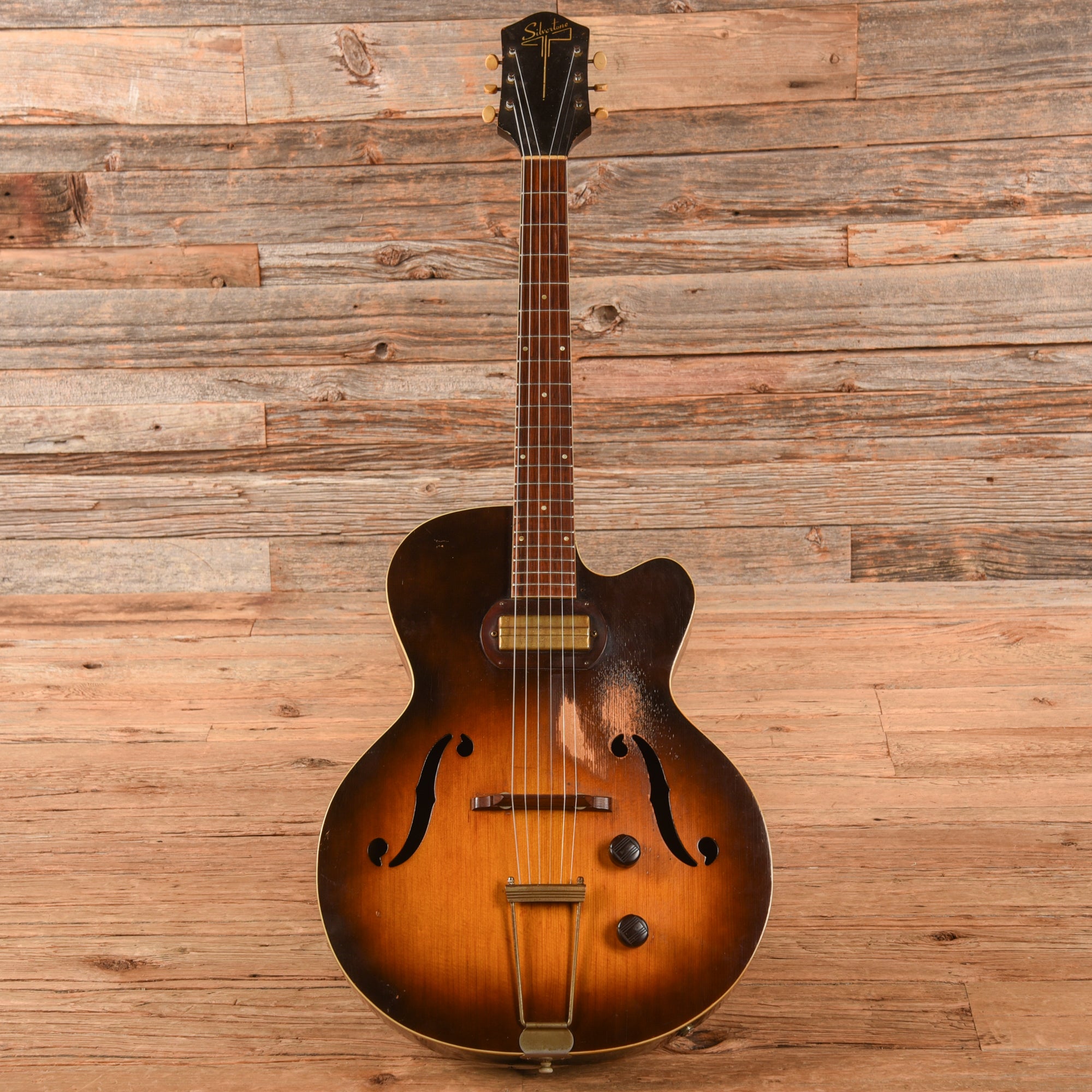 Silvertone H61 Hollowbody Sunburst 1955