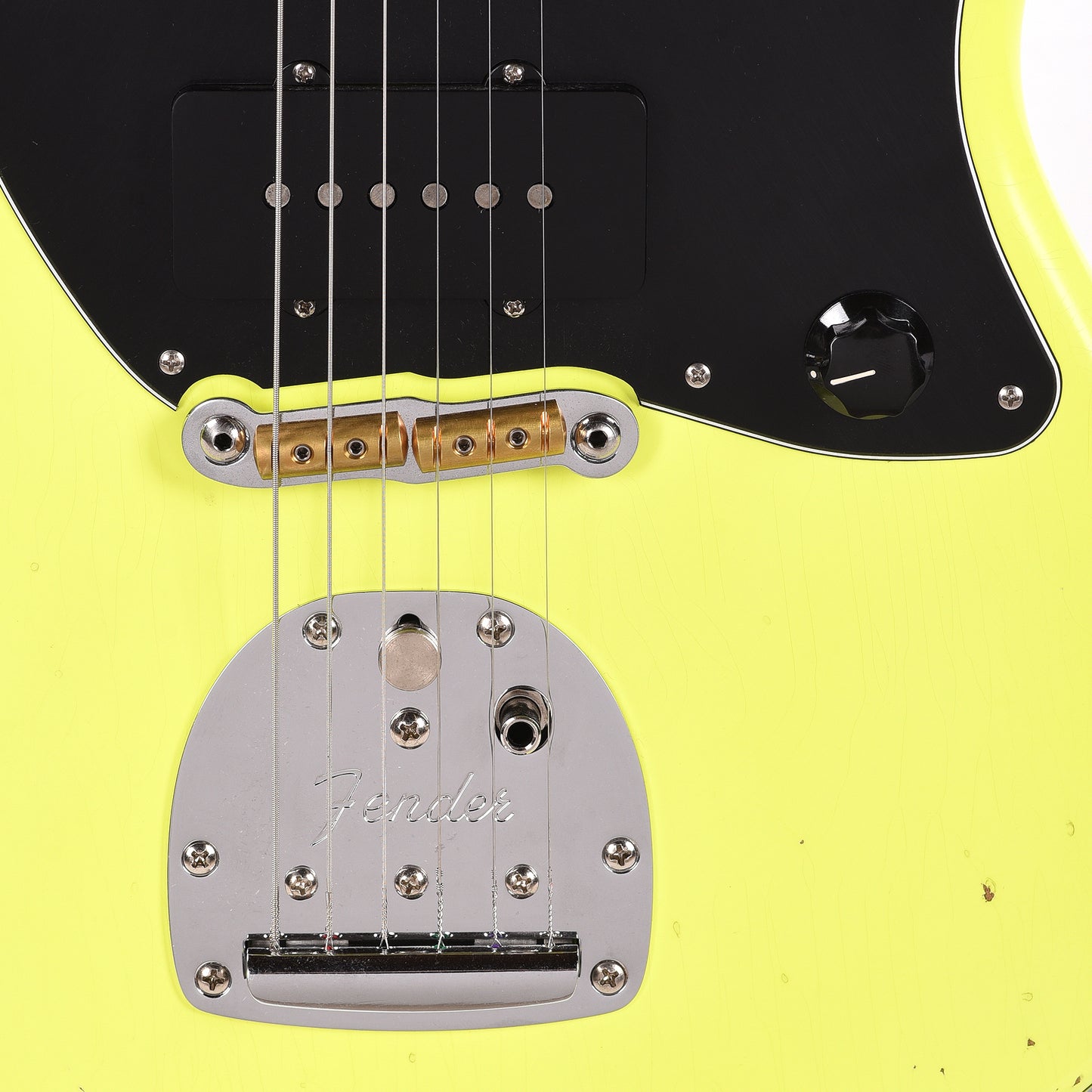 Fender Custom Shop Toronado Relic Fluorescent Yellow Master Built by Levi Perry