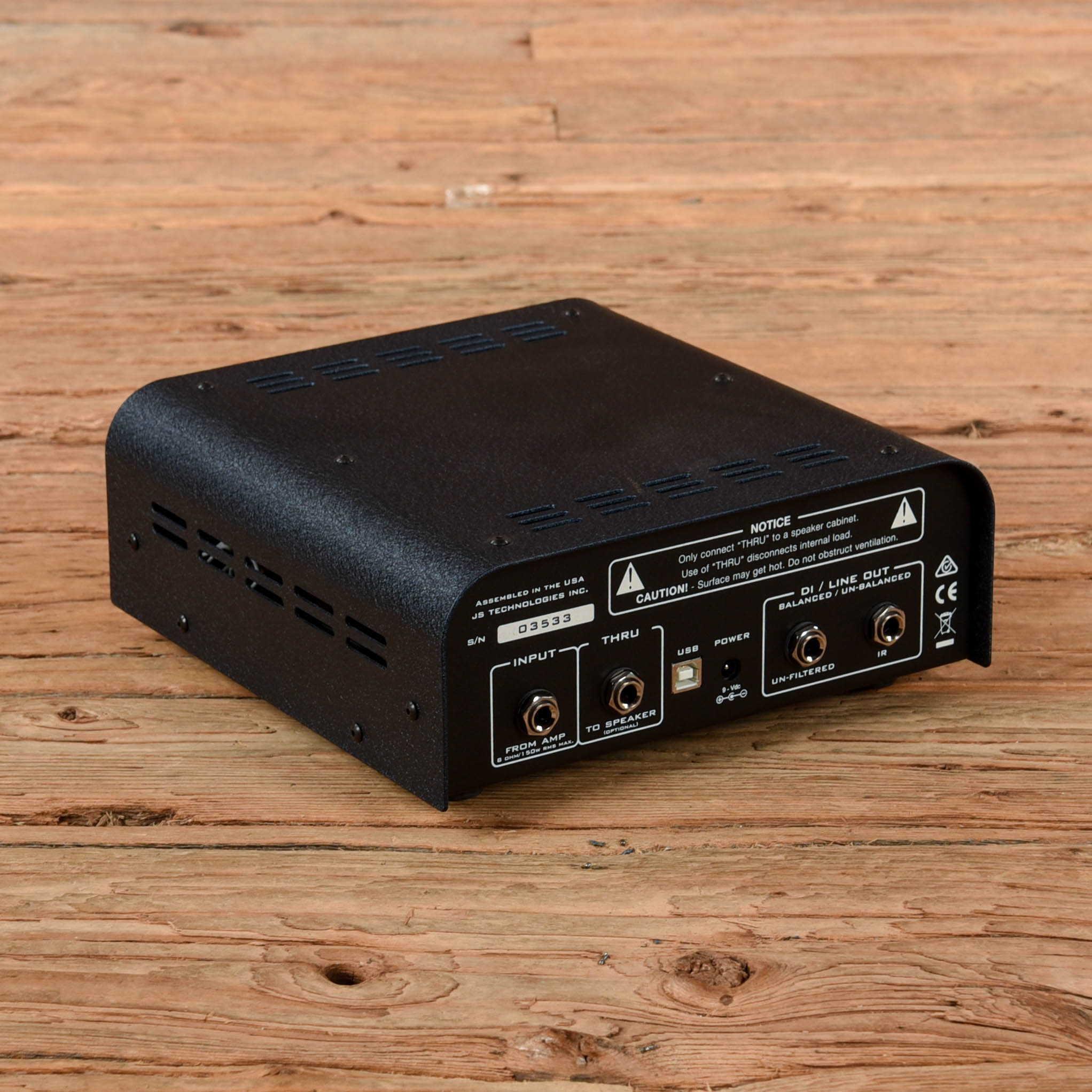 Suhr Reactive Load IR 8 Ohm DI Box with Impulse Responses