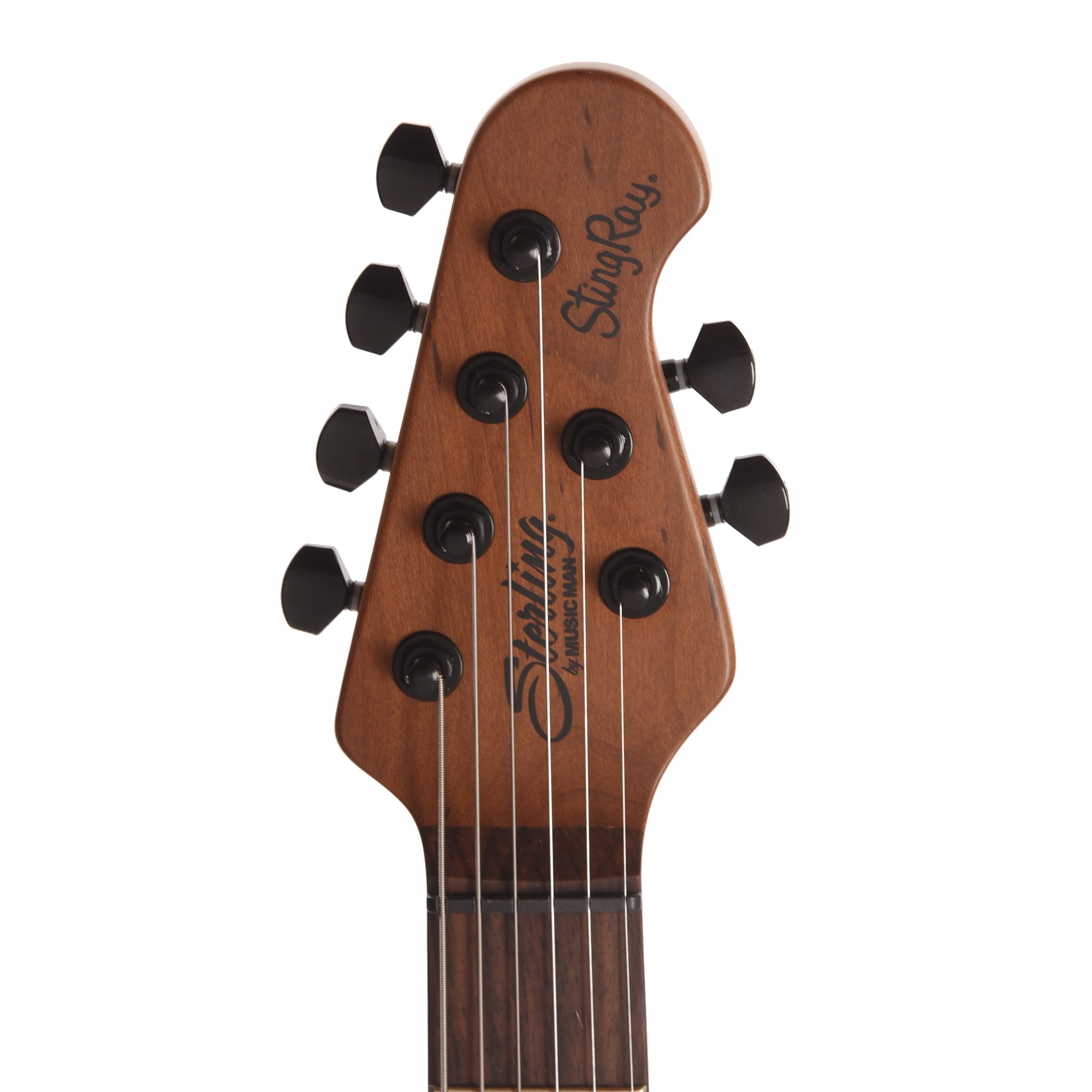 Sterling by Music Man Fluff Artist Series StingRay Guitar Rula Thumb Red