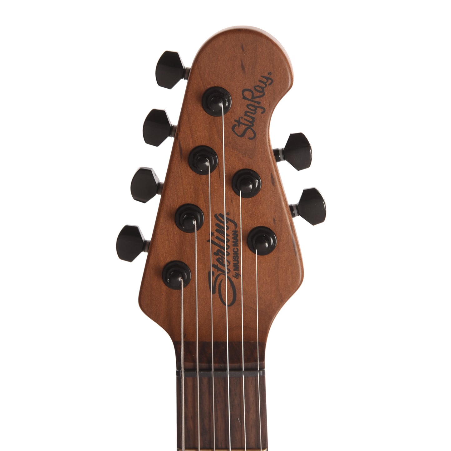 Sterling by Music Man Fluff Artist Series StingRay Guitar Rula Thumb Red