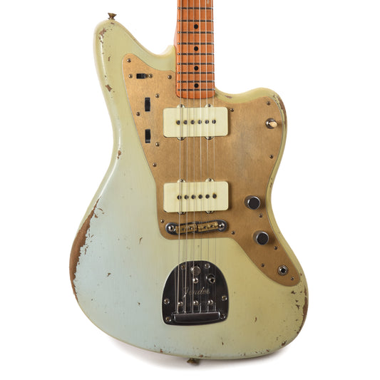 Fender Custom Shop '50s 250K Jazzmaster Relic Faded Aged Sonic Blue Master Built by Levi Perry