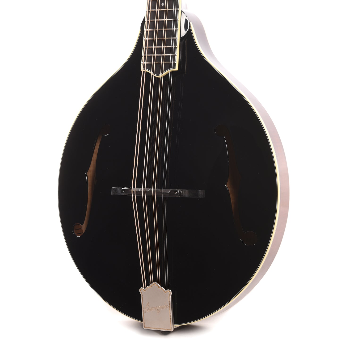 Bourgeois M50-BT Octave Mandolin Aged Tone Adirondack Spruce/European Curly Maple Black