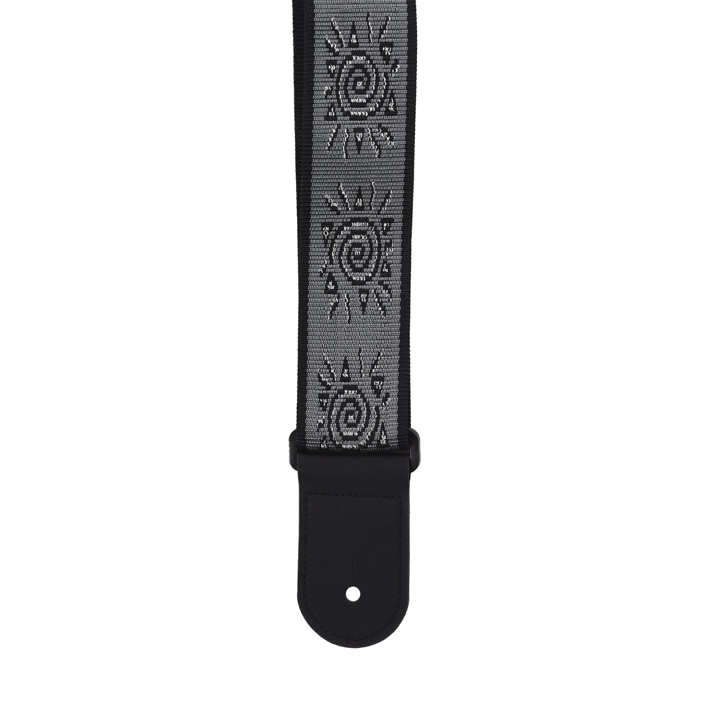 D'Addario Vintage Planet Waves Suns Guitar Strap Silver