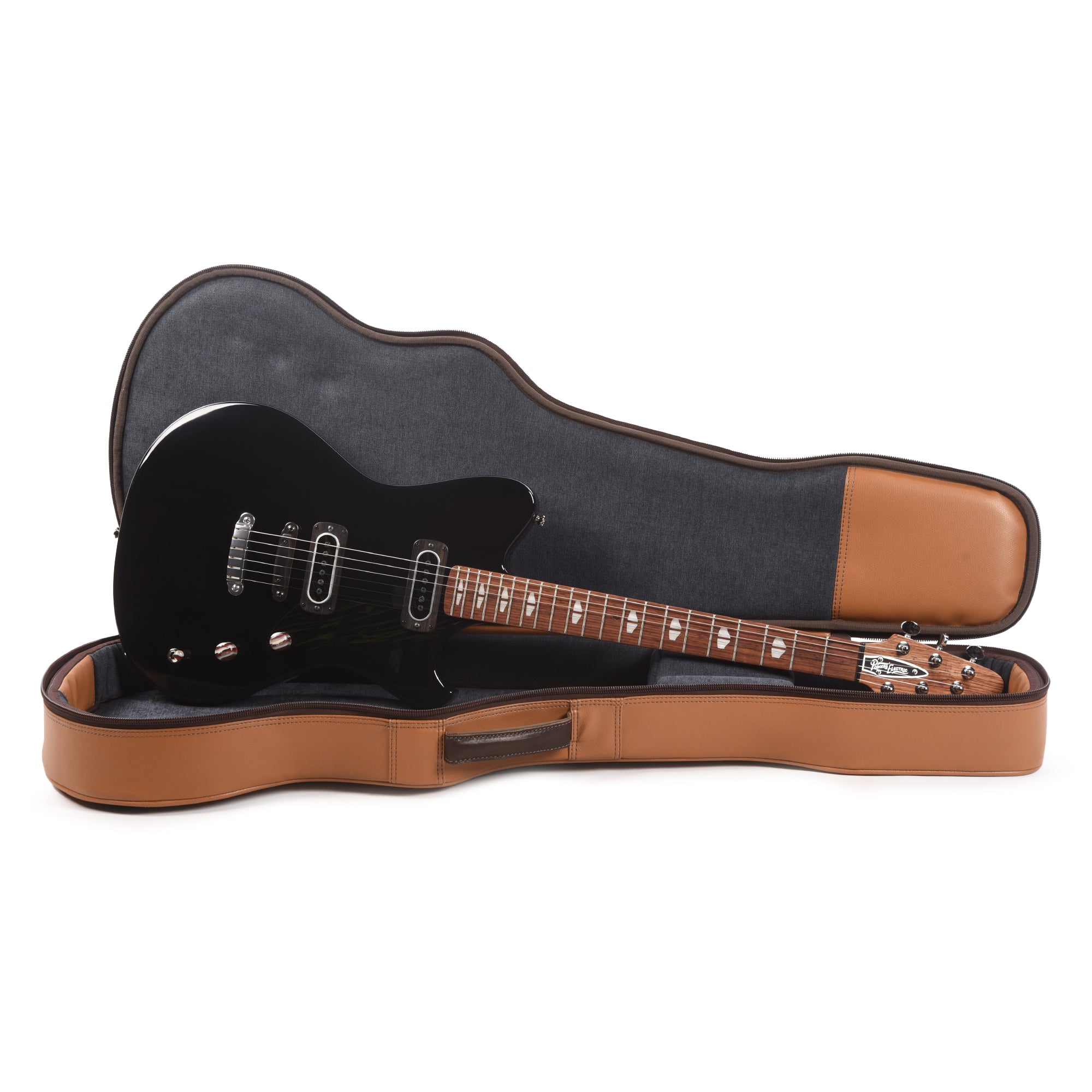Powers Electric A-Type Hard Tail Jet Black w/PF42 Pickups