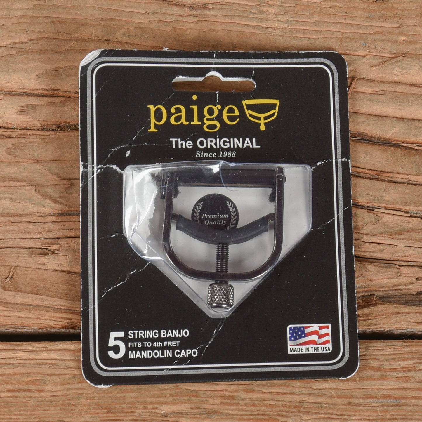 Paige Original P-BE Banjo/Mandolin Capo Black