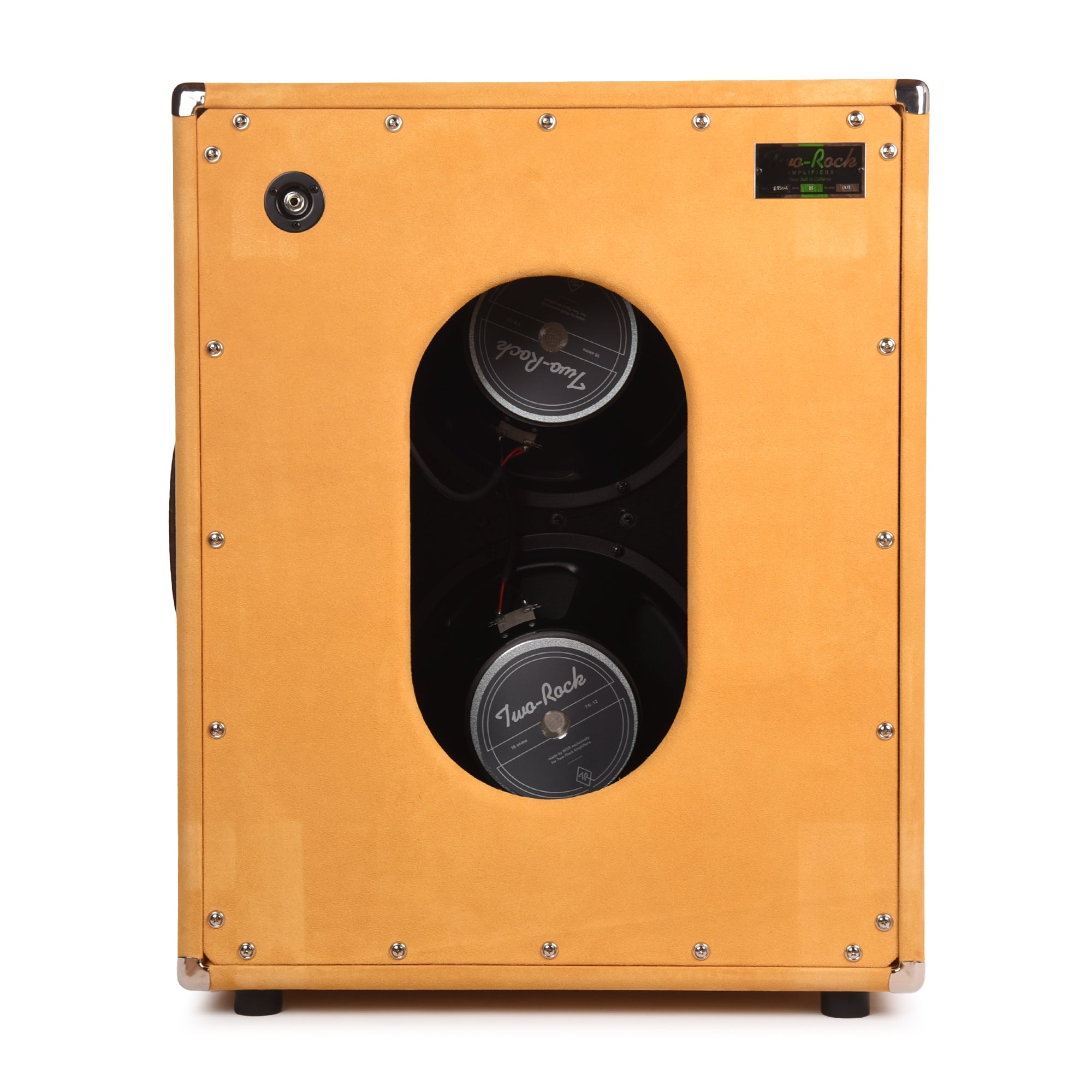 Two Rock 2x12 150w Vertical XL Cabinet SSS Width w/Two-Rock 1265B Speaker Gold Suede w/ Cane Grill