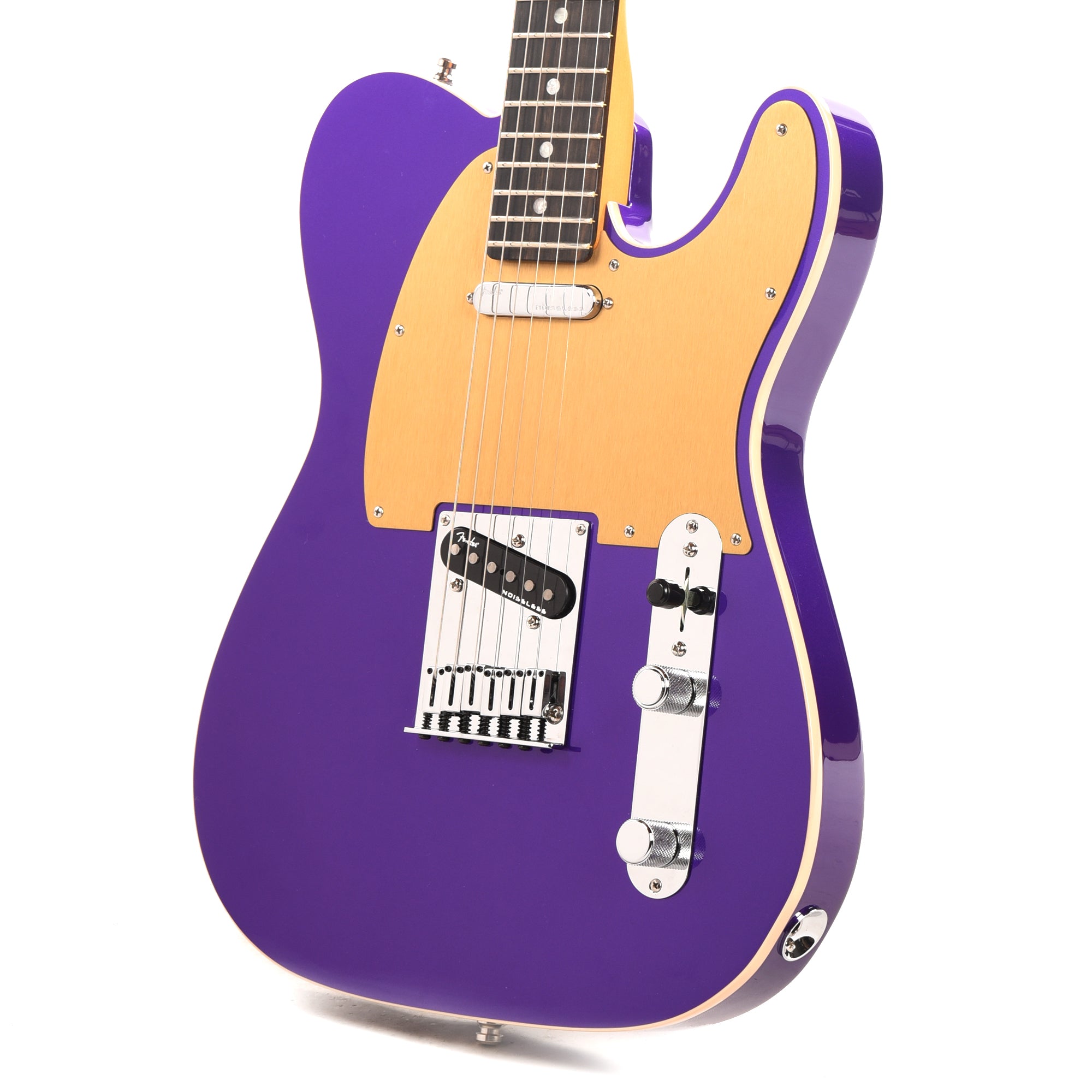 Fender American Ultra Telecaster Plum Metallic & Anodized Gold Pickguard